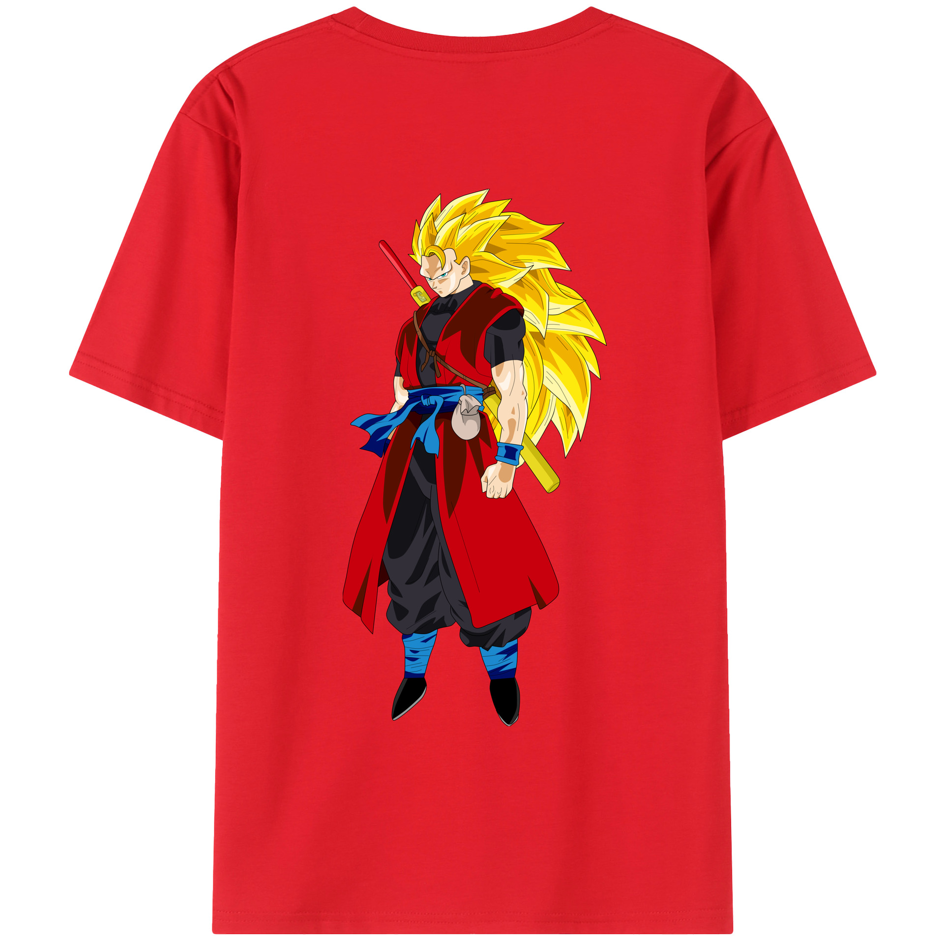 （画像用） ドラゴンボール トランクス（Torankusu）DRAGON BALL Trunks レディース半袖Tシャツ(バックプリント)