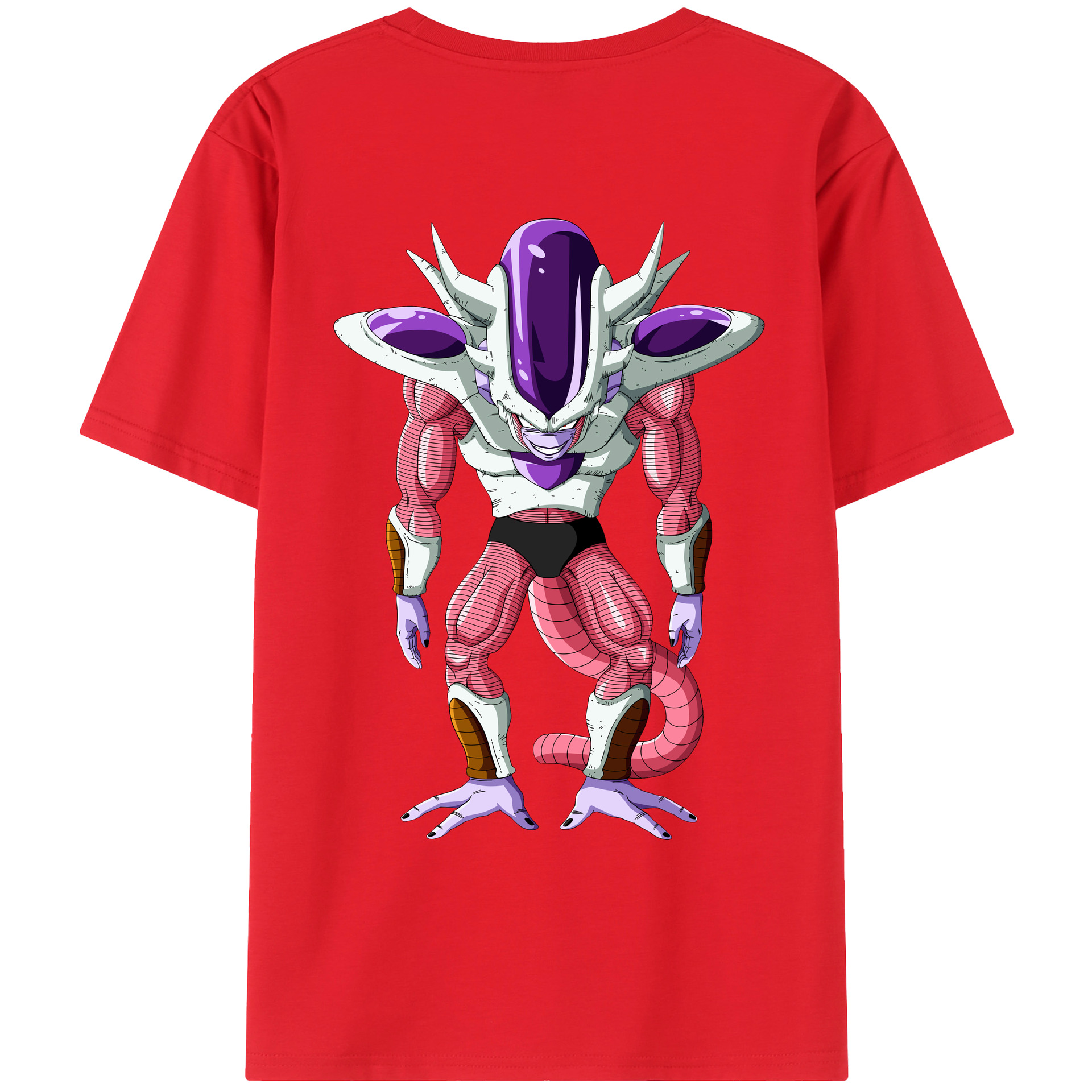 （画像用） ドラゴンボール フリーザ DRAGON BALL Frieza レディース半袖Tシャツ(バックプリント)