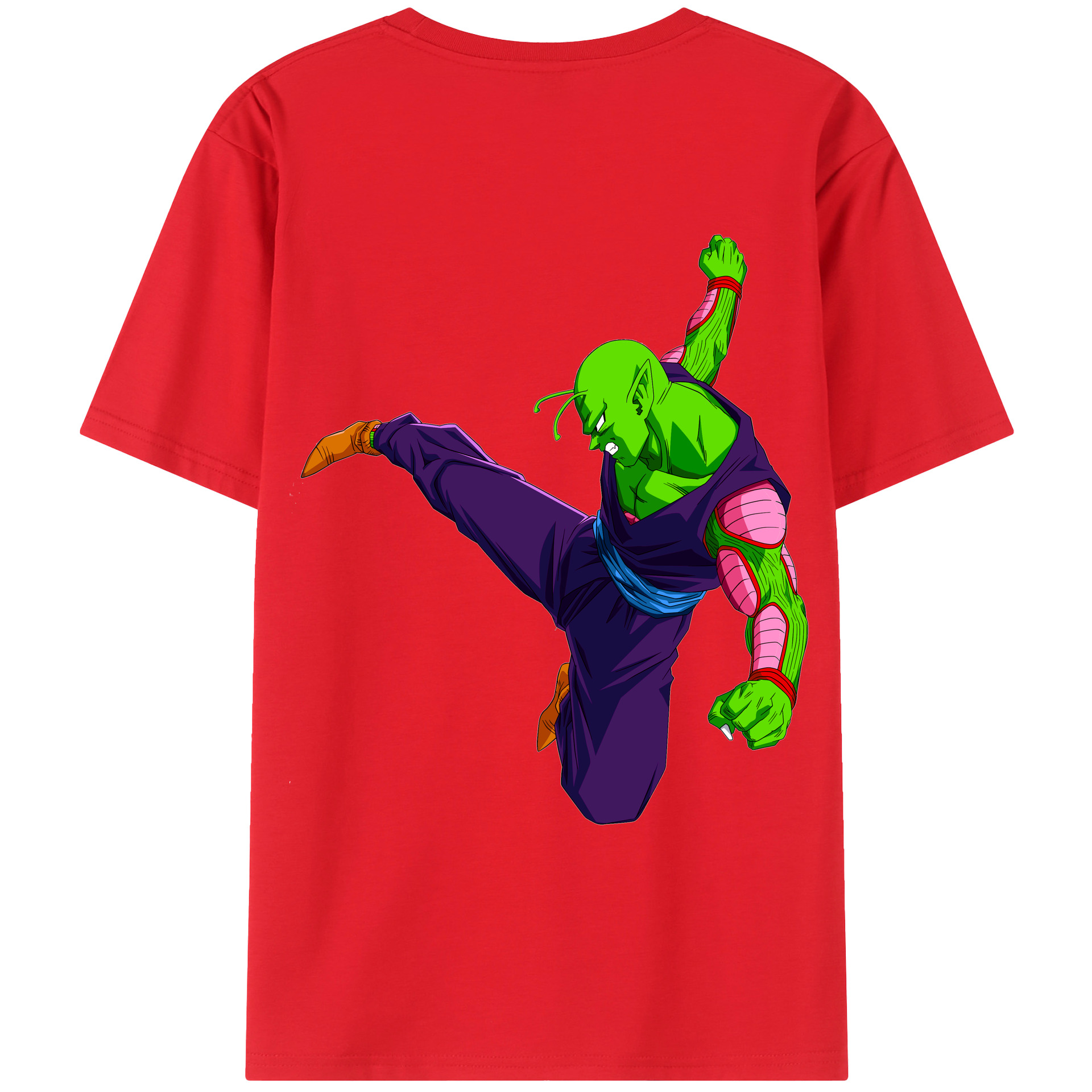 （画像用） ドラゴンボール ピッコロ DRAGON BALL Piccolo レディース半袖Tシャツ(バックプリント)