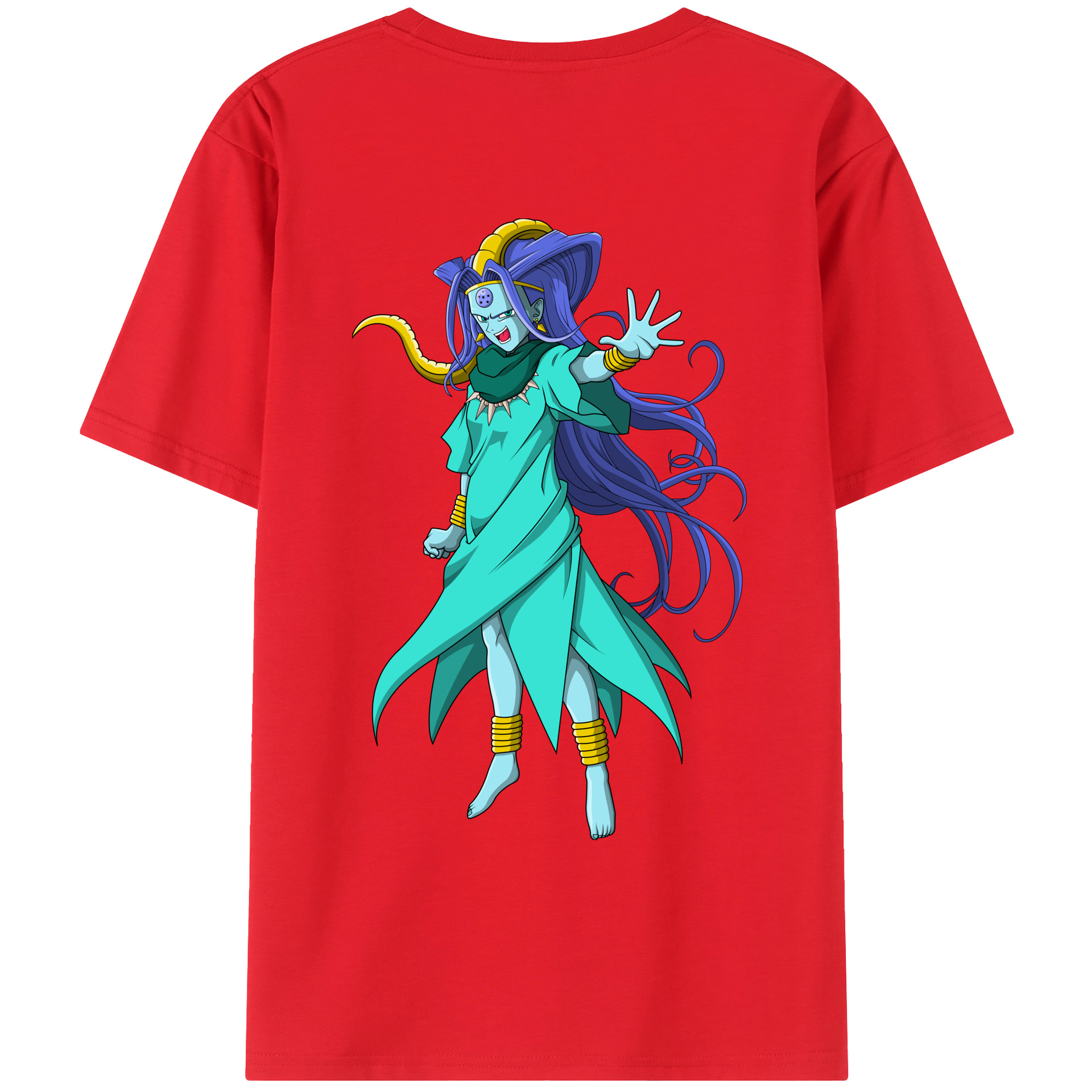 （画像用） ドラゴンボール DRAGON BALL レディース半袖Tシャツ(バックプリント)