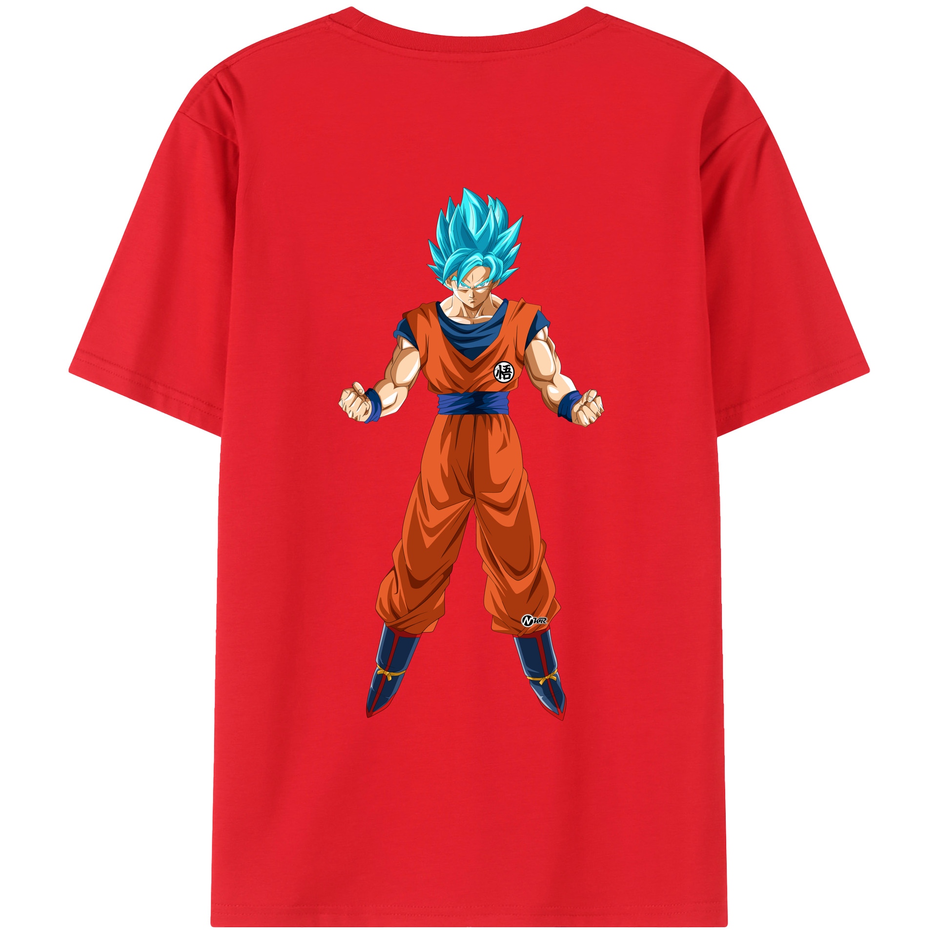 （画像用） ドラゴンボール 孫悟空（そん ごくう）Son Goku カカロット DRAGON BALL Kakarotto レディース半袖Tシャツ(バックプリント)