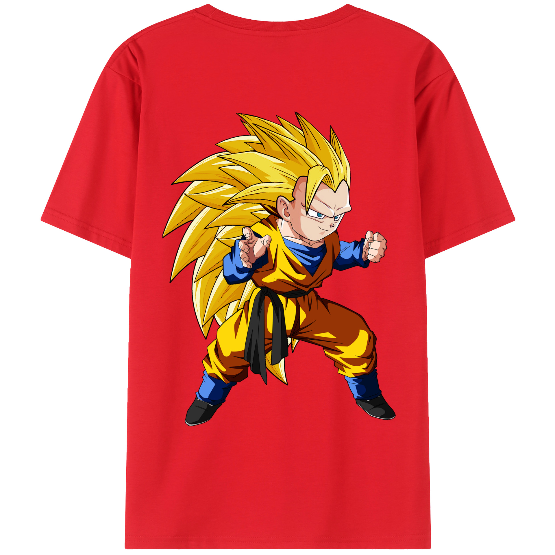 （画像用） ドラゴンボール ベジータ四世（Bejīta Yonsei）DRAGON BALL Vegeta IV レディース半袖Tシャツ(バックプリント)