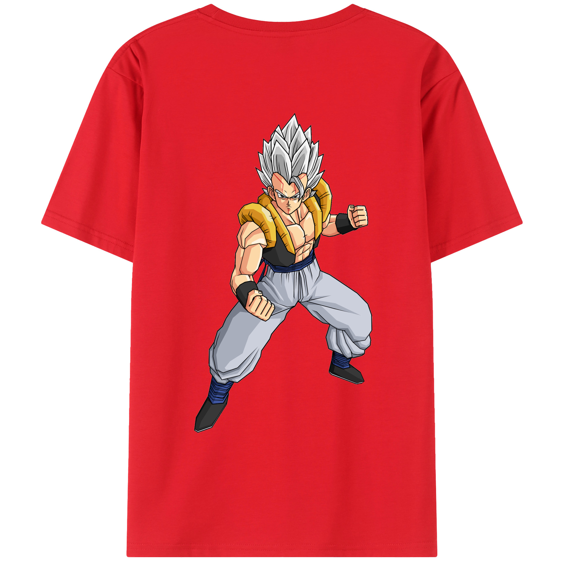 （画像用） ドラゴンボール ベジータ四世（Bejīta Yonsei）DRAGON BALL Vegeta IV レディース半袖Tシャツ(バックプリント)