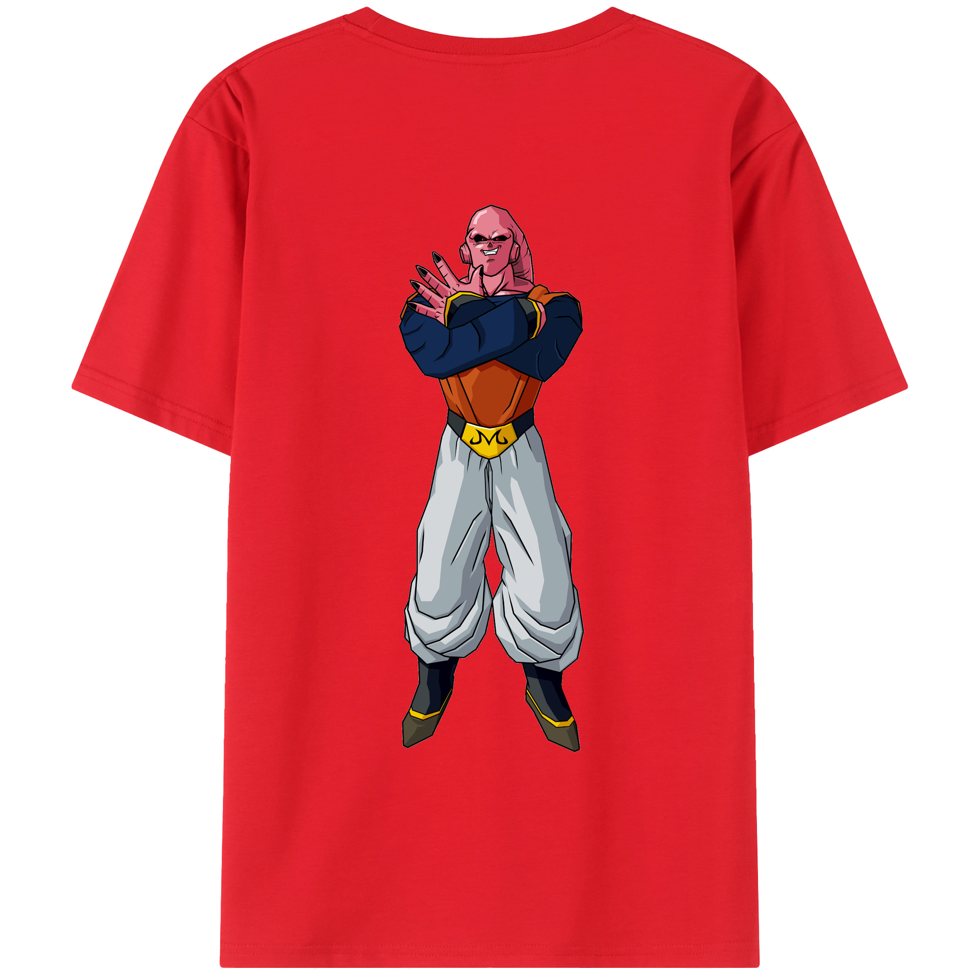 （画像用） ドラゴンボール 魔人ブウ DRAGON BALL Majin Buu レディース半袖Tシャツ(バックプリント)