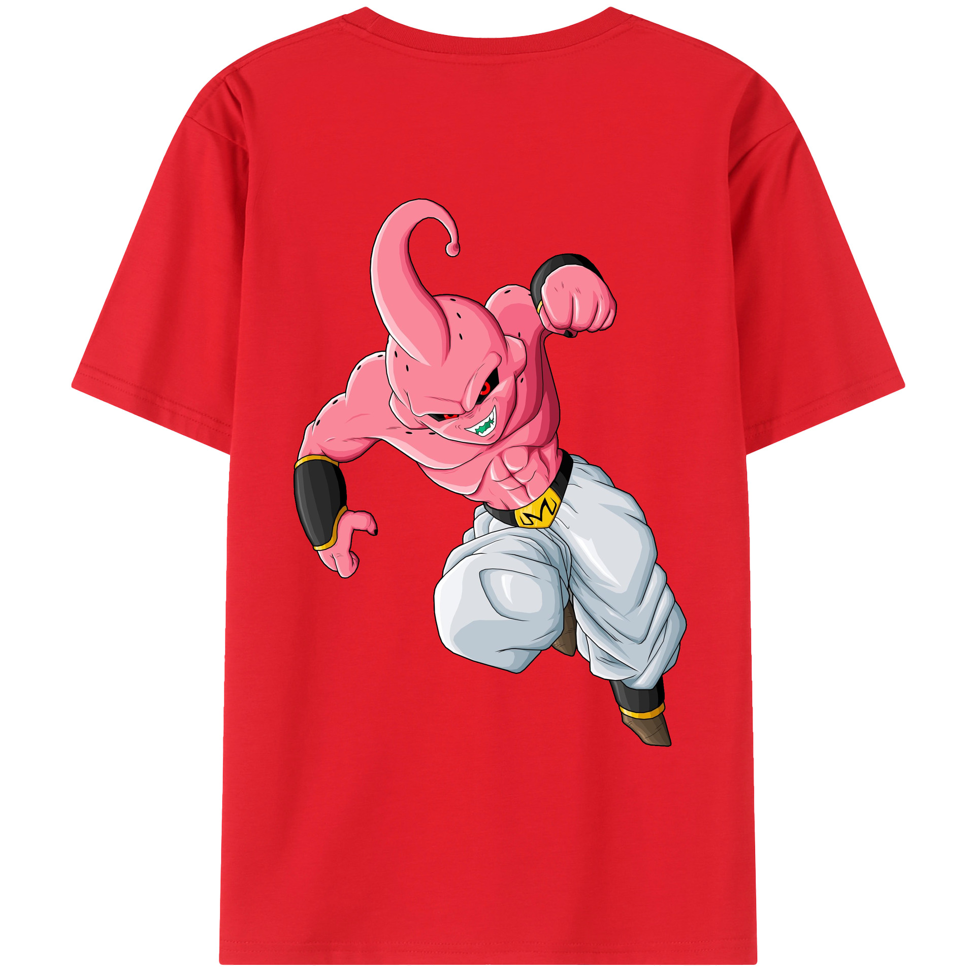 （画像用） ドラゴンボール 魔人ブウ DRAGON BALL Majin Buu レディース半袖Tシャツ(バックプリント)