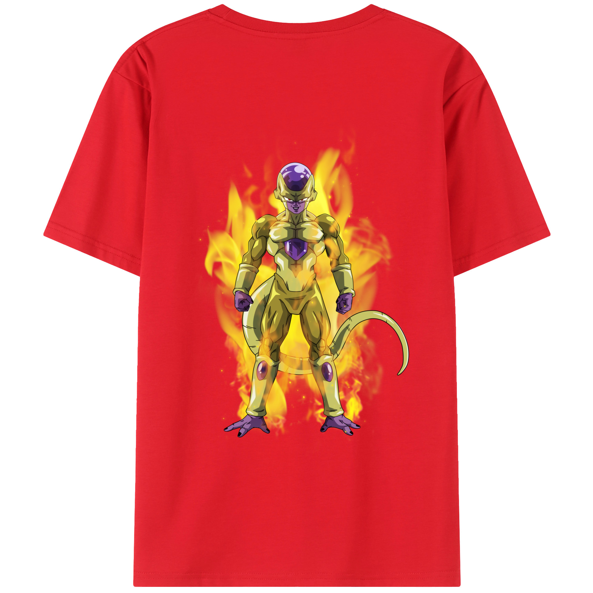 （画像用） ドラゴンボール フリーザ DRAGON BALL Frieza レディース半袖Tシャツ(バックプリント)