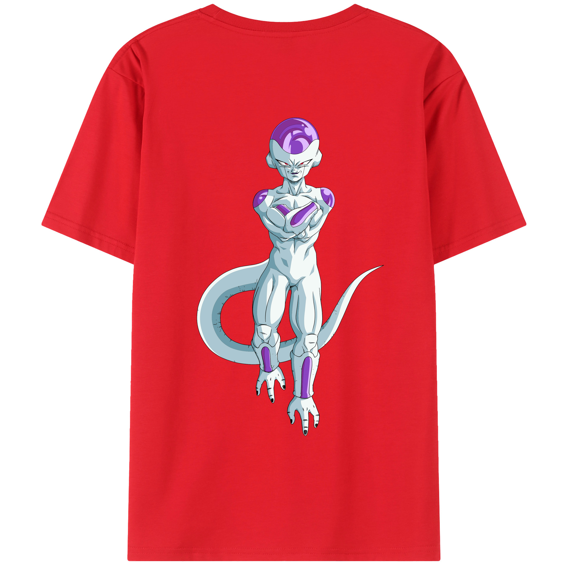 （画像用） ドラゴンボール フリーザ DRAGON BALL Frieza レディース半袖Tシャツ(バックプリント)