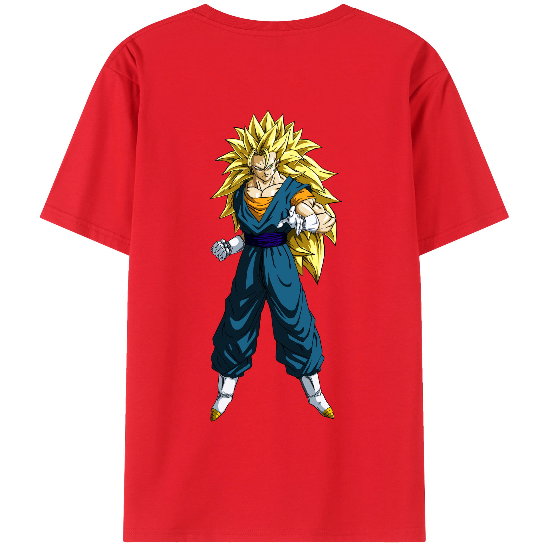 （画像用） ドラゴンボール ベジット DRAGON BALL Vegetto レディース半袖Tシャツ(バックプリント)