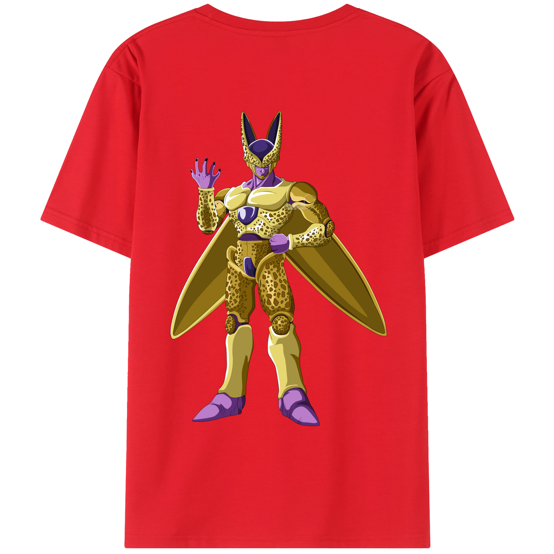 （画像用） ドラゴンボール セル DRAGON BALL Cell レディース半袖Tシャツ(バックプリント)