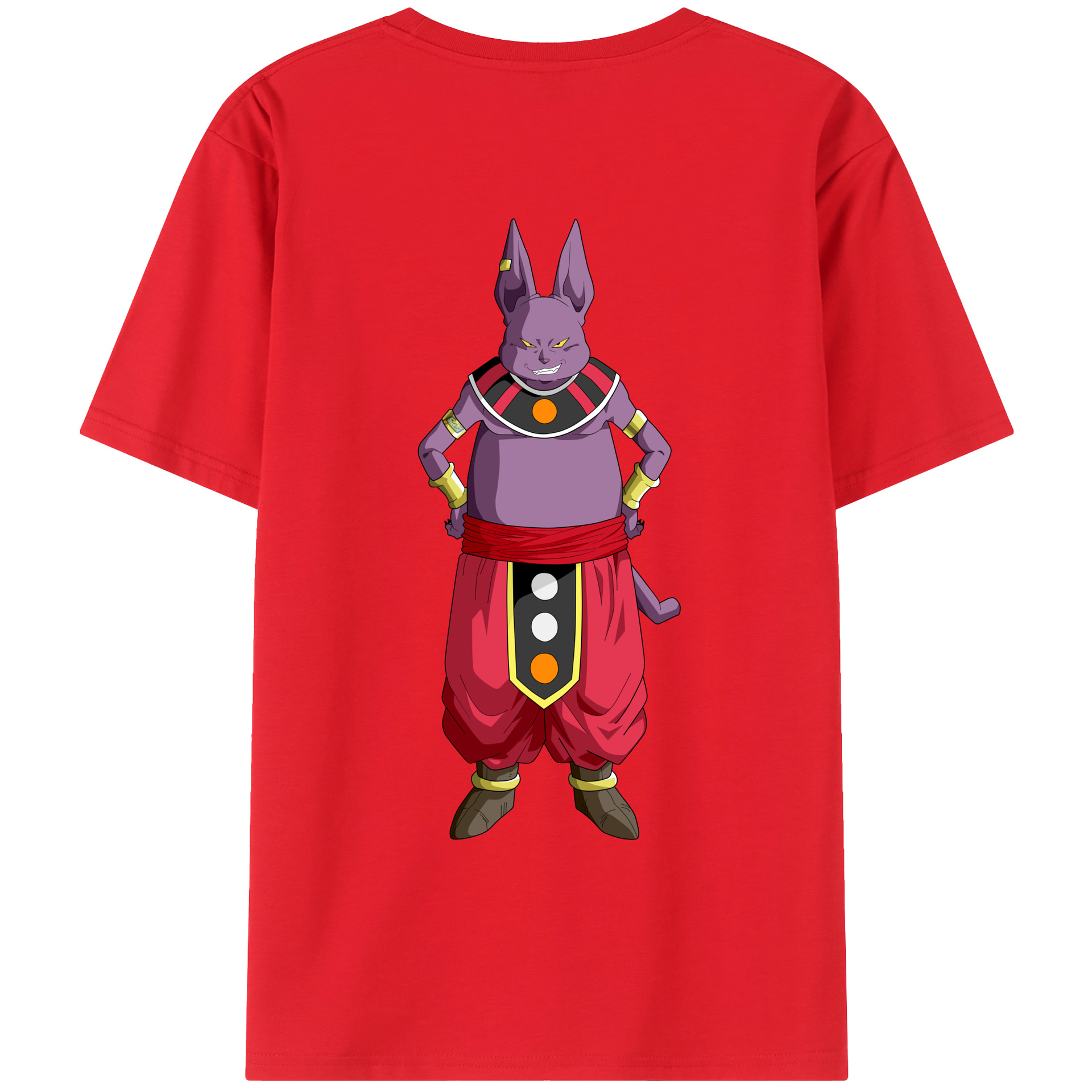 （画像用） ドラゴンボール シャンパ DRAGON BALL Champa レディース半袖Tシャツ(バックプリント)
