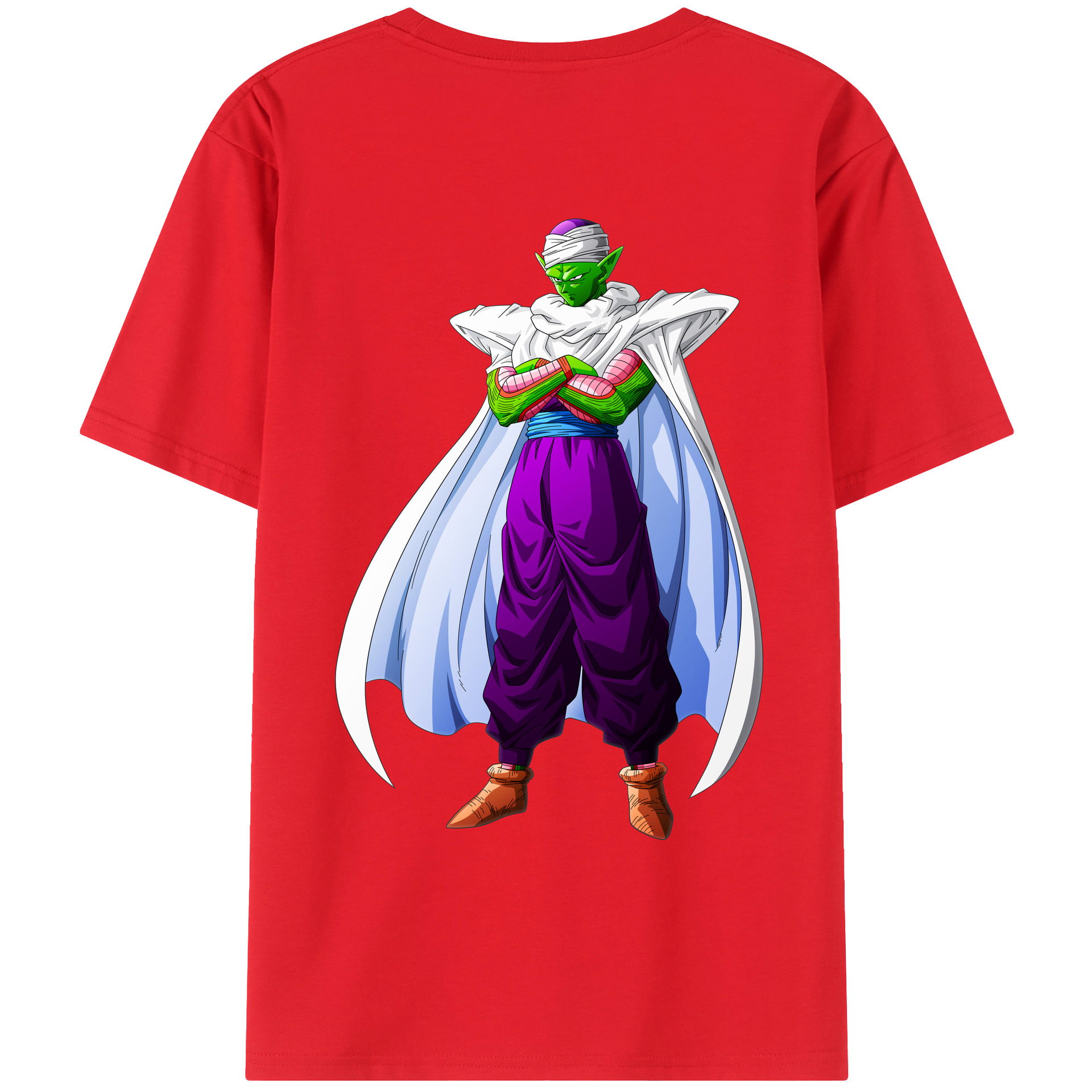 （画像用） ドラゴンボール ピッコロ DRAGON BALL Piccolo レディース半袖Tシャツ(バックプリント)