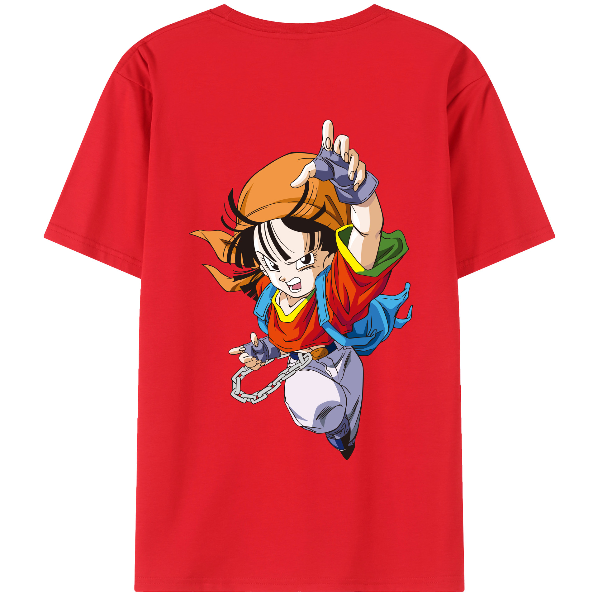 （画像用） ドラゴンボール パン DRAGON BALL Pan レディース半袖Tシャツ(バックプリント)
