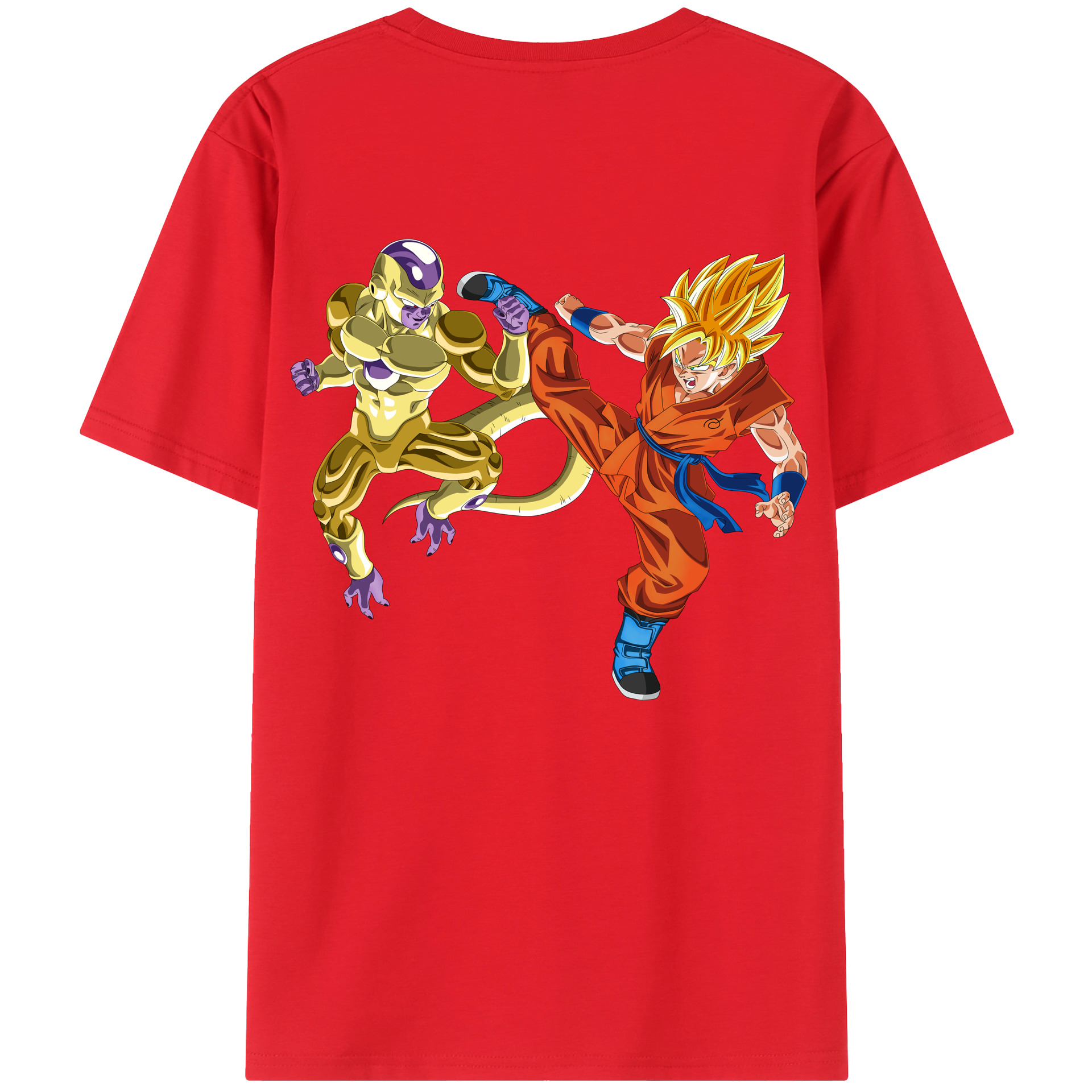 （画像用） ドラゴンボール DRAGON BALL レディース半袖Tシャツ(バックプリント)
