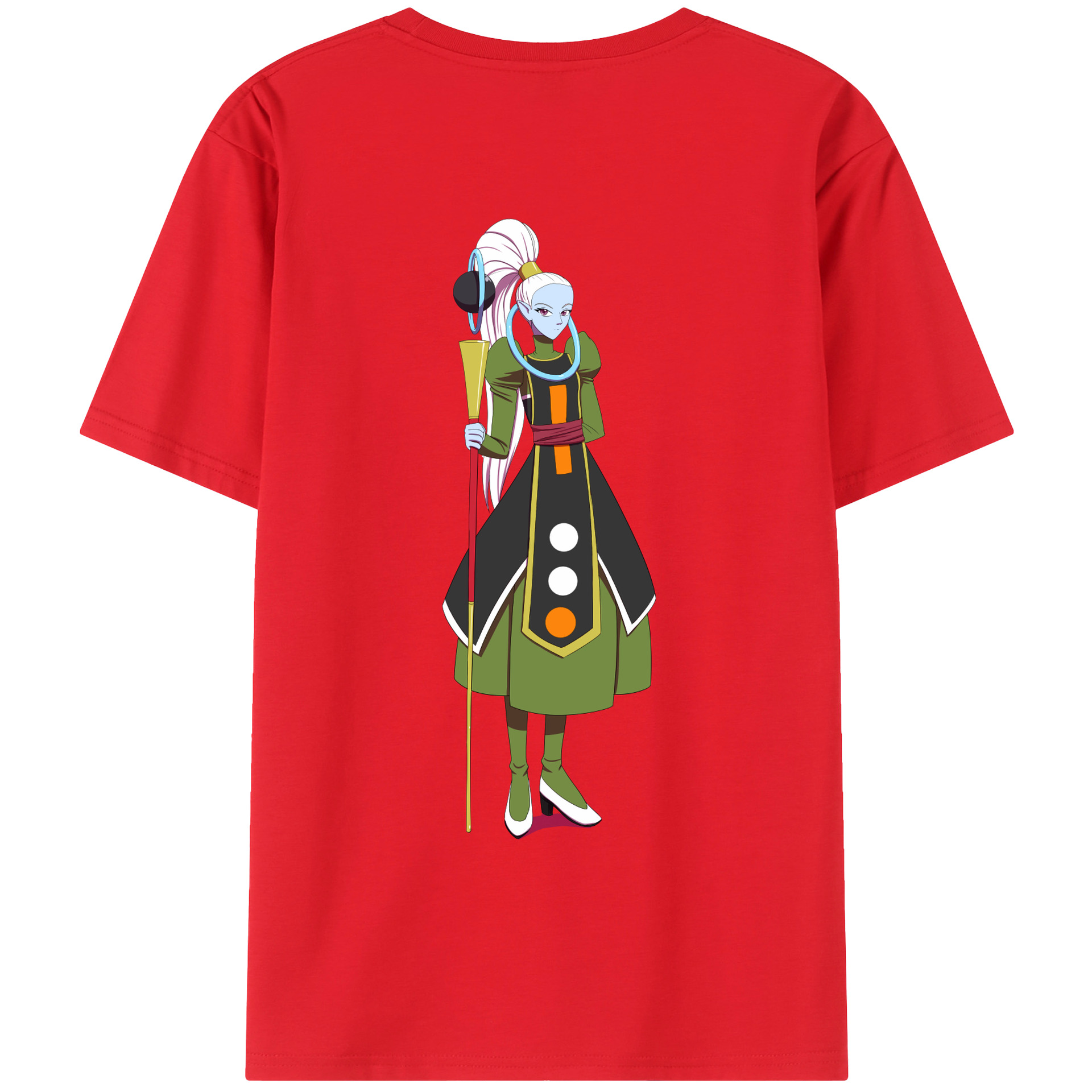 （画像用） ドラゴンボール DRAGON BALL レディース半袖Tシャツ(バックプリント)