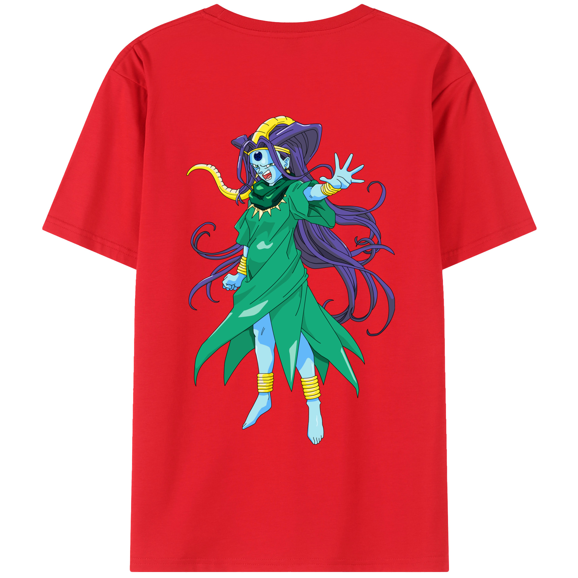 （画像用） ドラゴンボール DRAGON BALL レディース半袖Tシャツ(バックプリント)