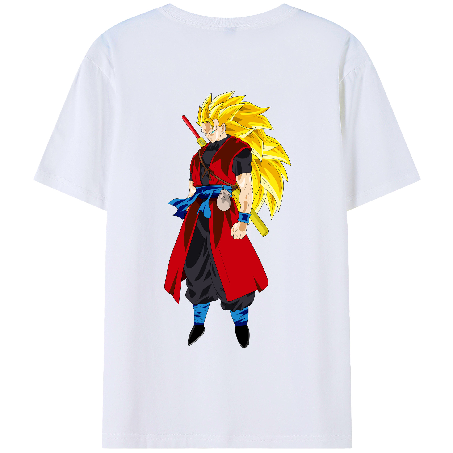 （画像用） ドラゴンボール トランクス（Torankusu）DRAGON BALL Trunks レディース半袖Tシャツ(バックプリント)