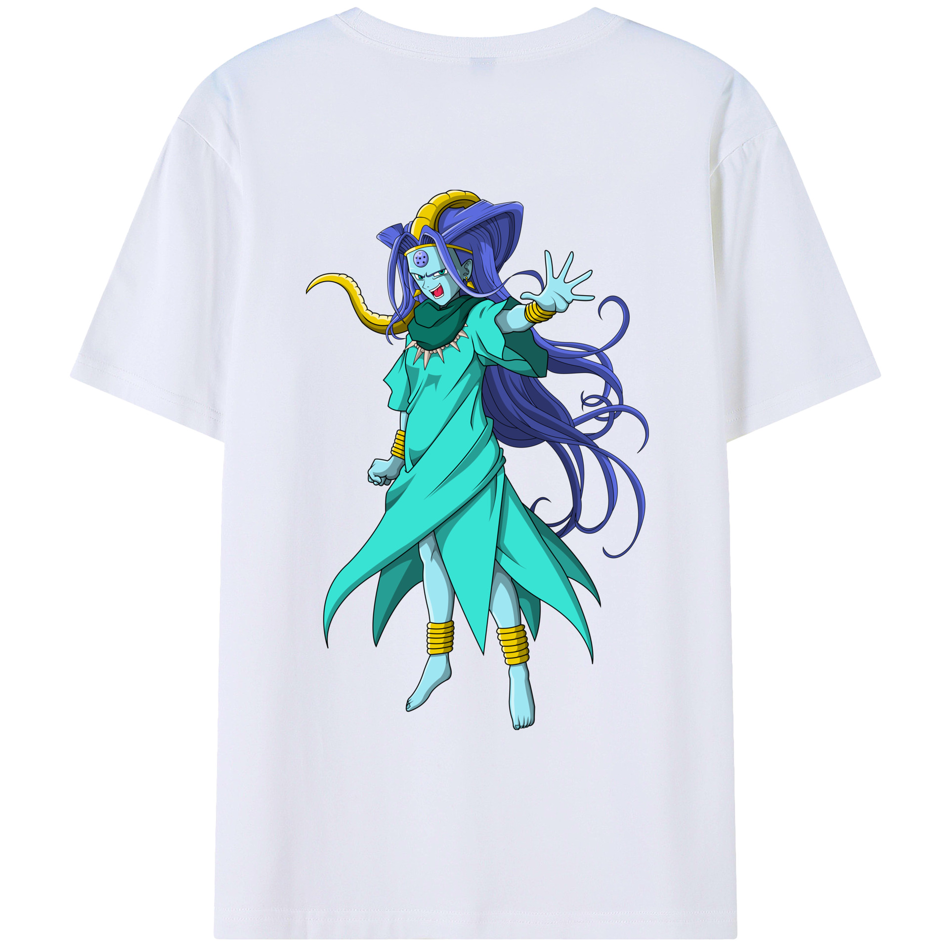 （画像用） ドラゴンボール DRAGON BALL レディース半袖Tシャツ(バックプリント)