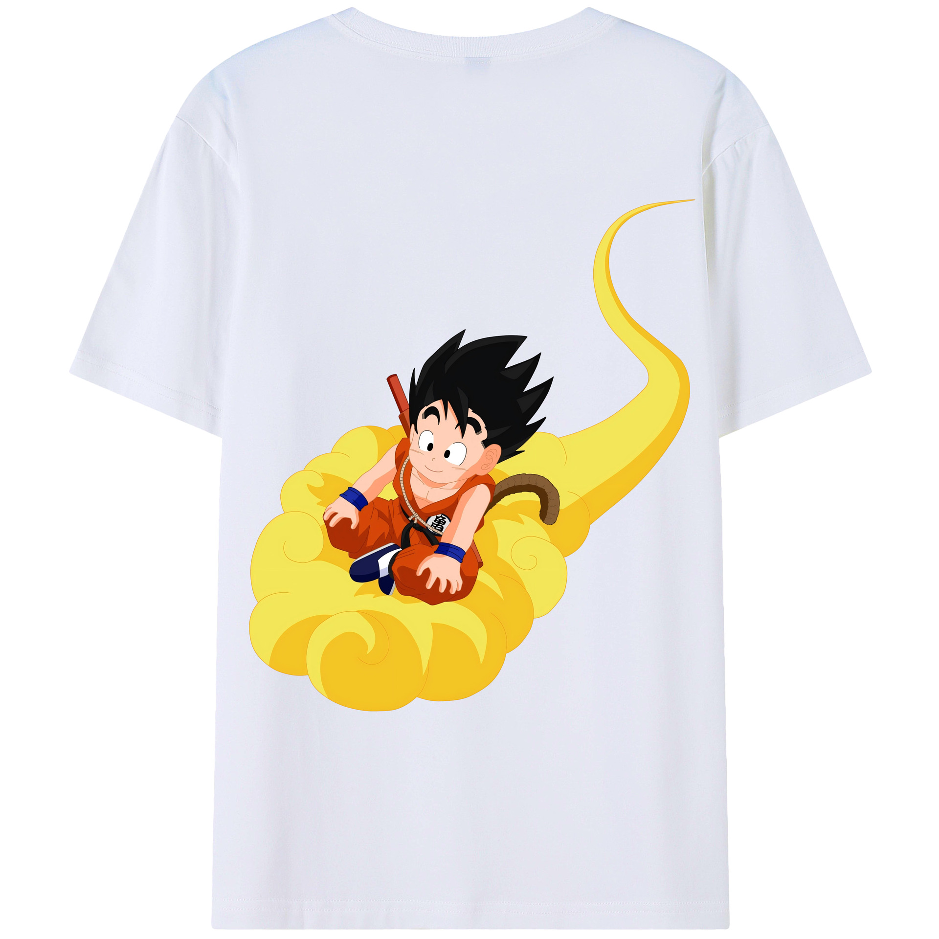 （画像用） ドラゴンボール 孫悟空（そん ごくう）Son Goku カカロット DRAGON BALL Kakarotto レディース半袖Tシャツ(バックプリント)