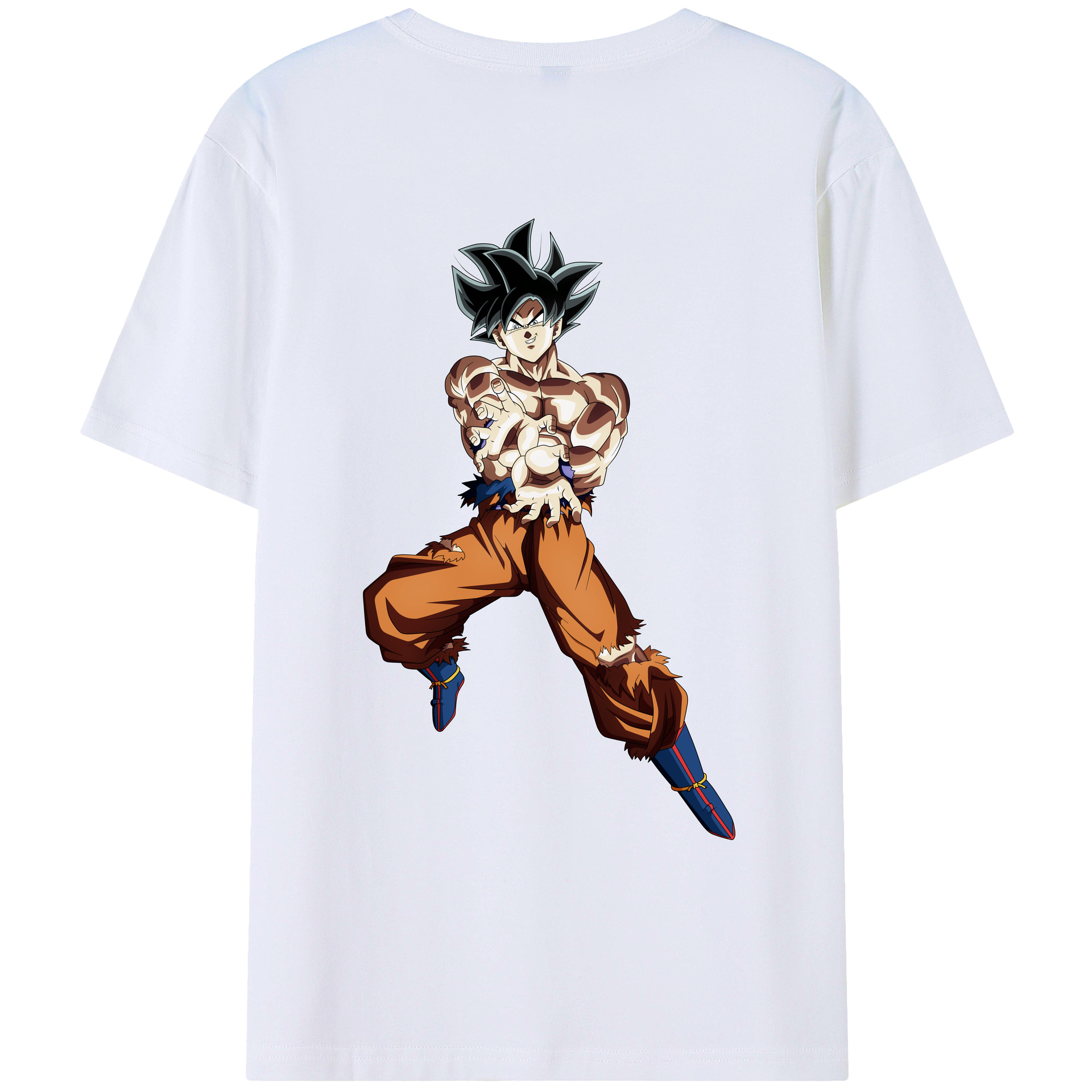（画像用） ドラゴンボール 孫悟空（そん ごくう）Son Goku カカロット DRAGON BALL Kakarotto レディース半袖Tシャツ(バックプリント)
