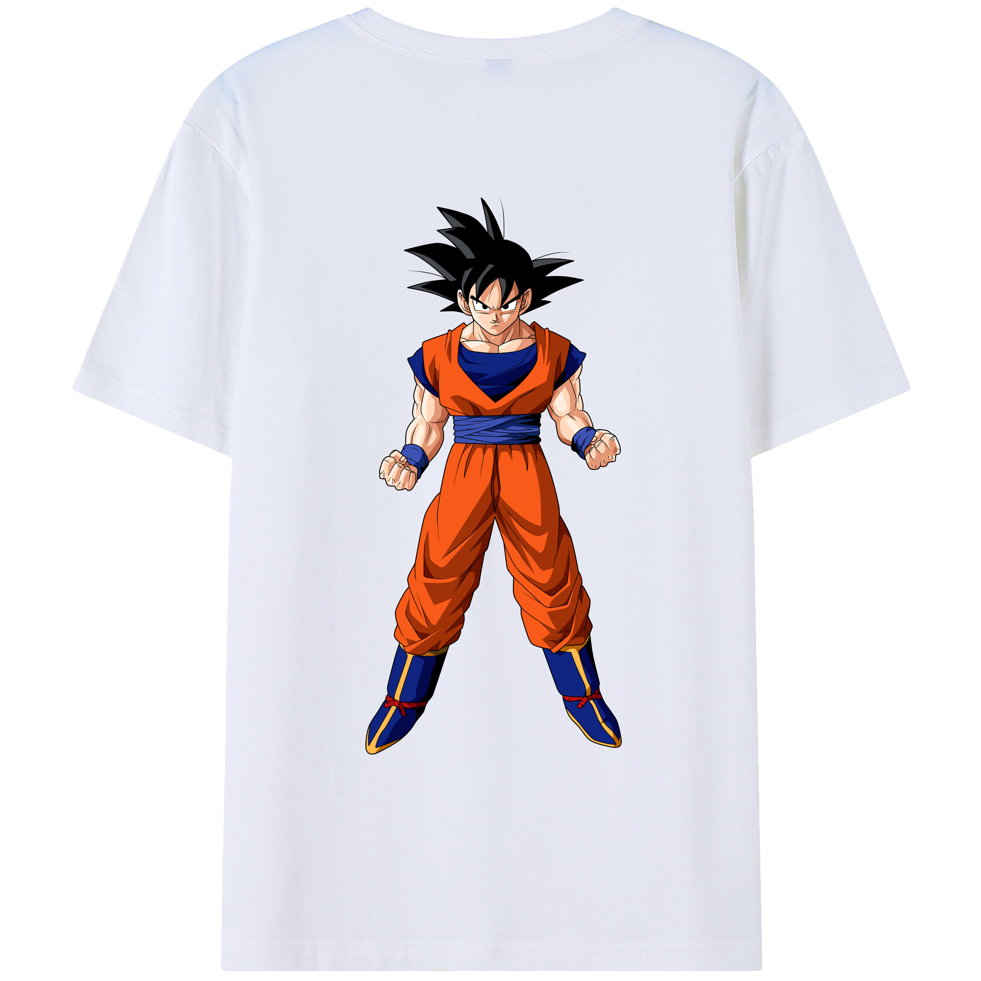 （画像用） ドラゴンボール 孫悟空（そん ごくう）Son Goku カカロット DRAGON BALL Kakarotto レディース半袖Tシャツ(バックプリント)