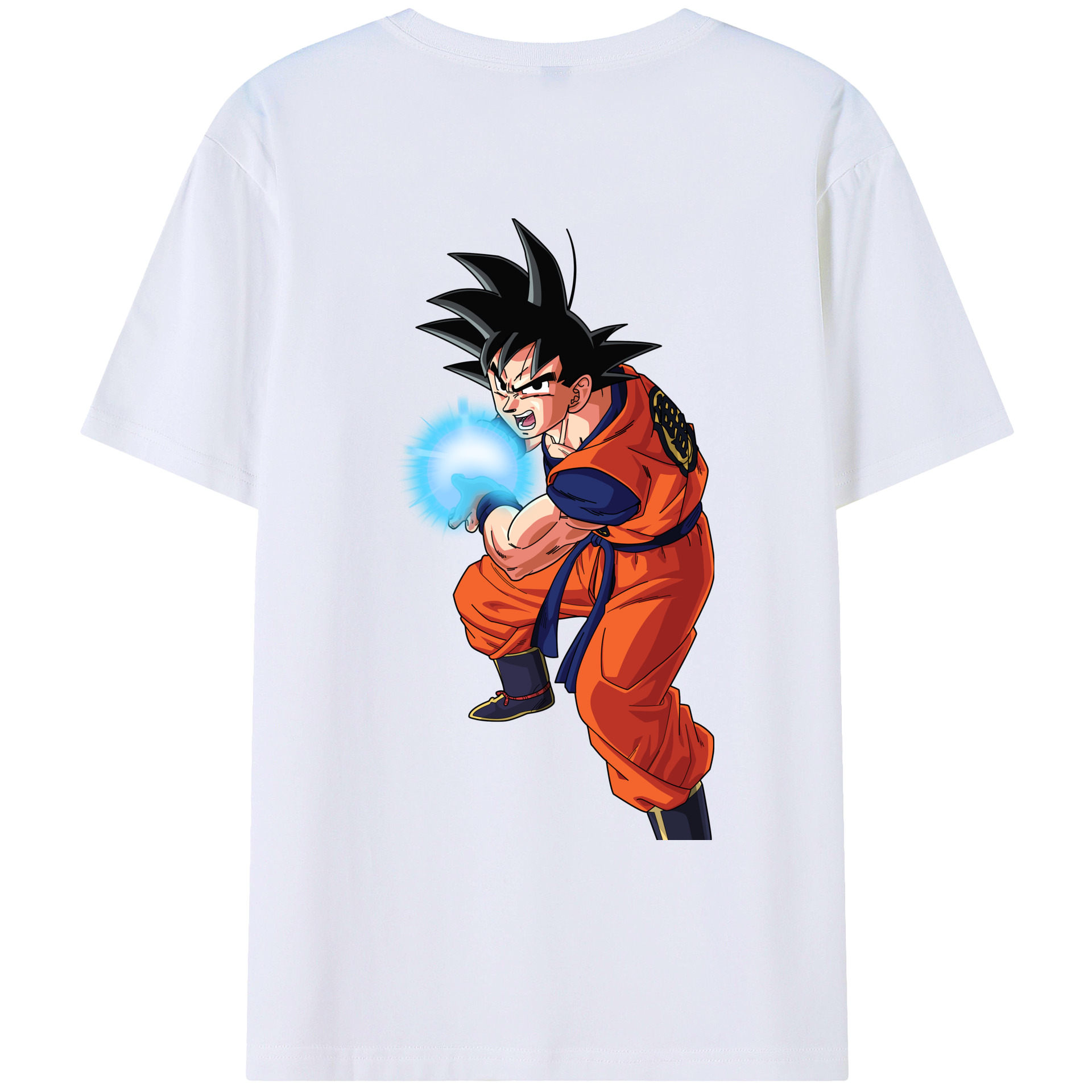 （画像用） ドラゴンボール 孫悟空（そん ごくう）Son Goku カカロット DRAGON BALL Kakarotto レディース半袖Tシャツ(バックプリント)