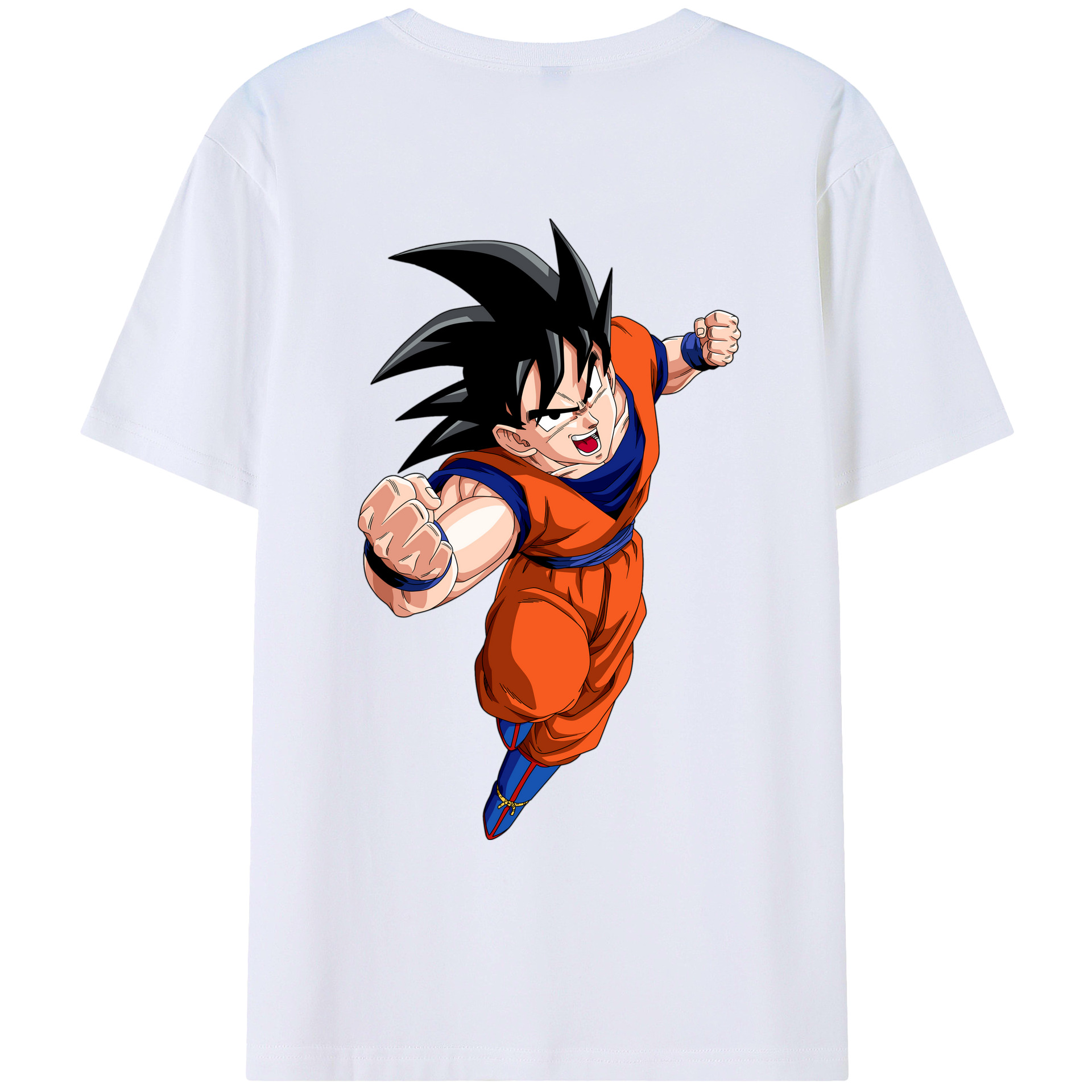 （画像用） ドラゴンボール 孫悟空（そん ごくう）Son Goku カカロット DRAGON BALL Kakarotto レディース半袖Tシャツ(バックプリント)