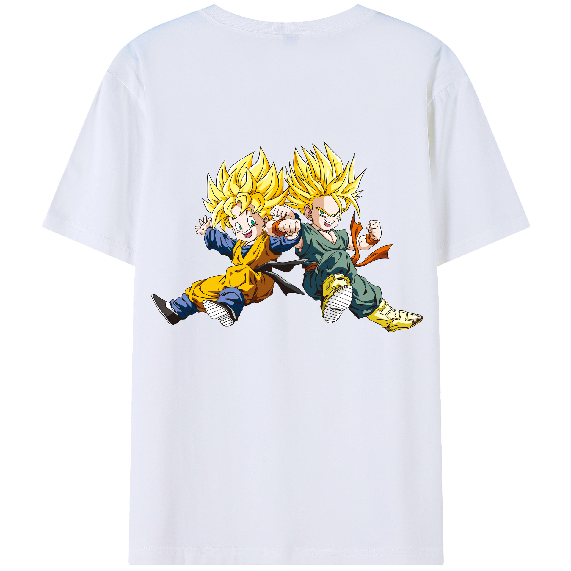 （画像用） ドラゴンボール 孫悟空（そん ごくう）Son Goku カカロット DRAGON BALL Kakarotto レディース半袖Tシャツ(バックプリント)