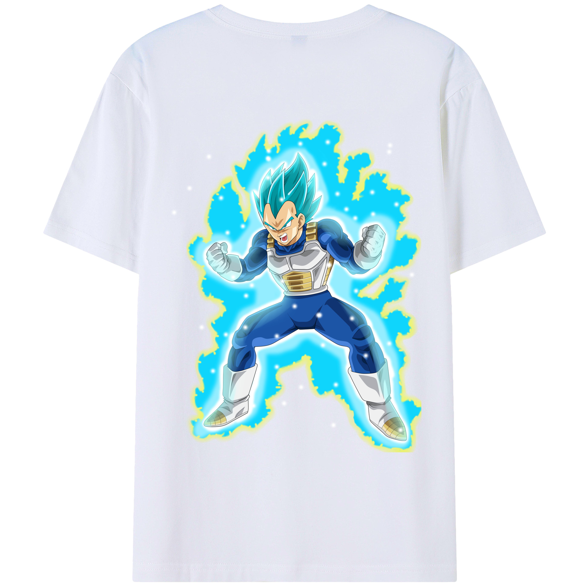 （画像用） ドラゴンボール ベジータ四世（Bejīta Yonsei）DRAGON BALL Vegeta IV レディース半袖Tシャツ(バックプリント)