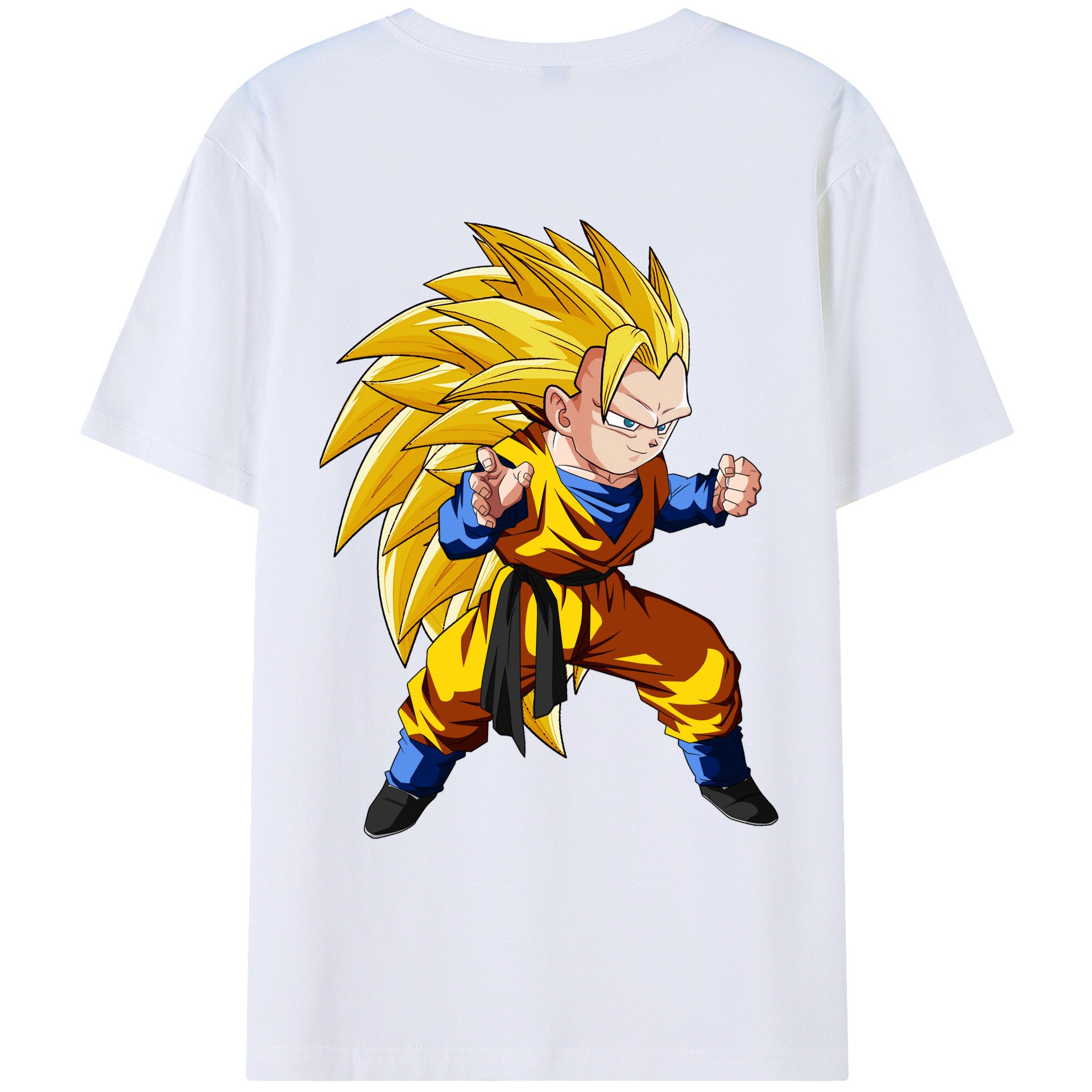 （画像用） ドラゴンボール ベジータ四世（Bejīta Yonsei）DRAGON BALL Vegeta IV レディース半袖Tシャツ(バックプリント)