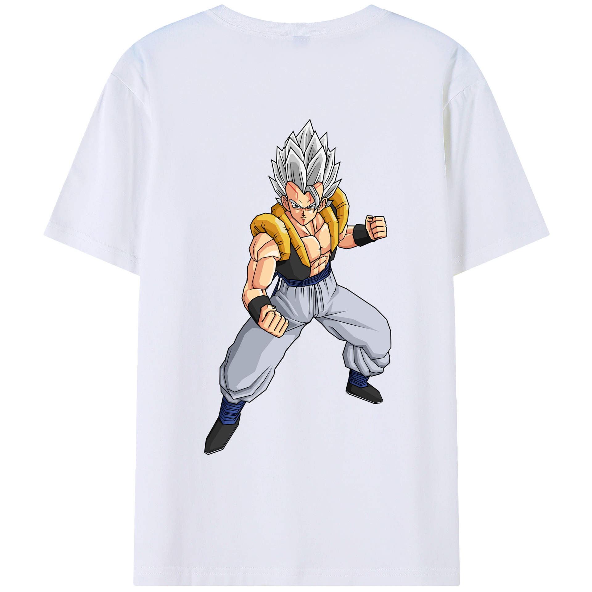 （画像用） ドラゴンボール ベジータ四世（Bejīta Yonsei）DRAGON BALL Vegeta IV レディース半袖Tシャツ(バックプリント)