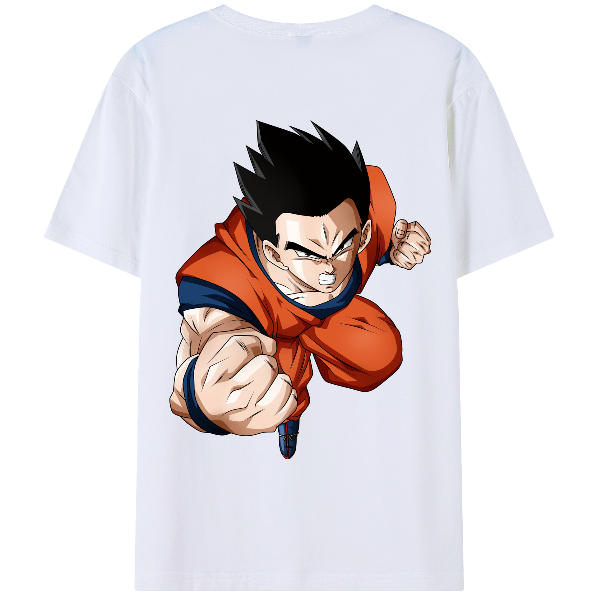 （画像用） ドラゴンボール 孫 悟飯（そんごはん）DRAGON BALL Son Gohan レディース半袖Tシャツ(バックプリント)