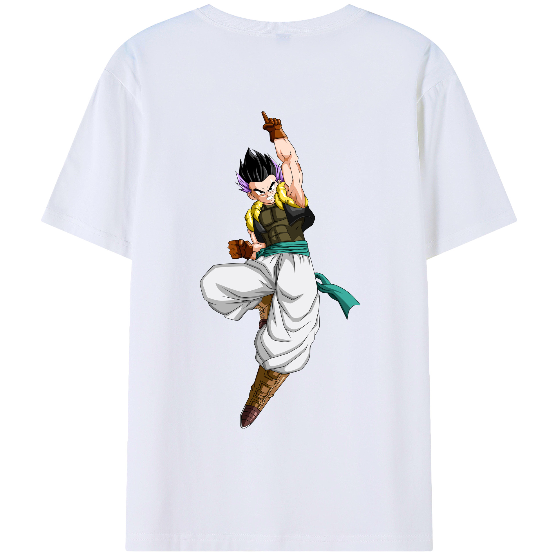 （画像用） ドラゴンボール 孫 悟飯（そんごはん）DRAGON BALL Son Gohan レディース半袖Tシャツ(バックプリント)