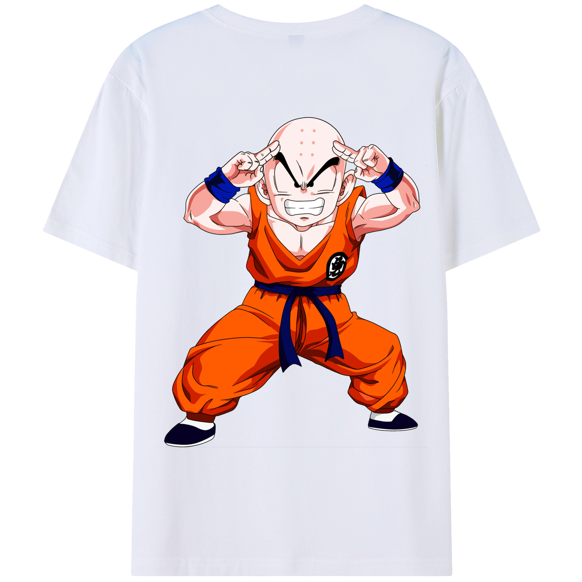 （画像用） ドラゴンボール クリリン DRAGON BALL krillin レディース半袖Tシャツ(バックプリント)