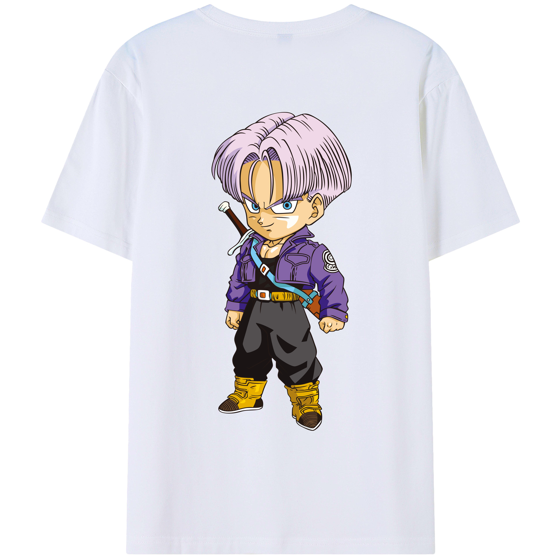 （画像用） ドラゴンボール トランクス（Torankusu）DRAGON BALL Trunks レディース半袖Tシャツ(バックプリント)
