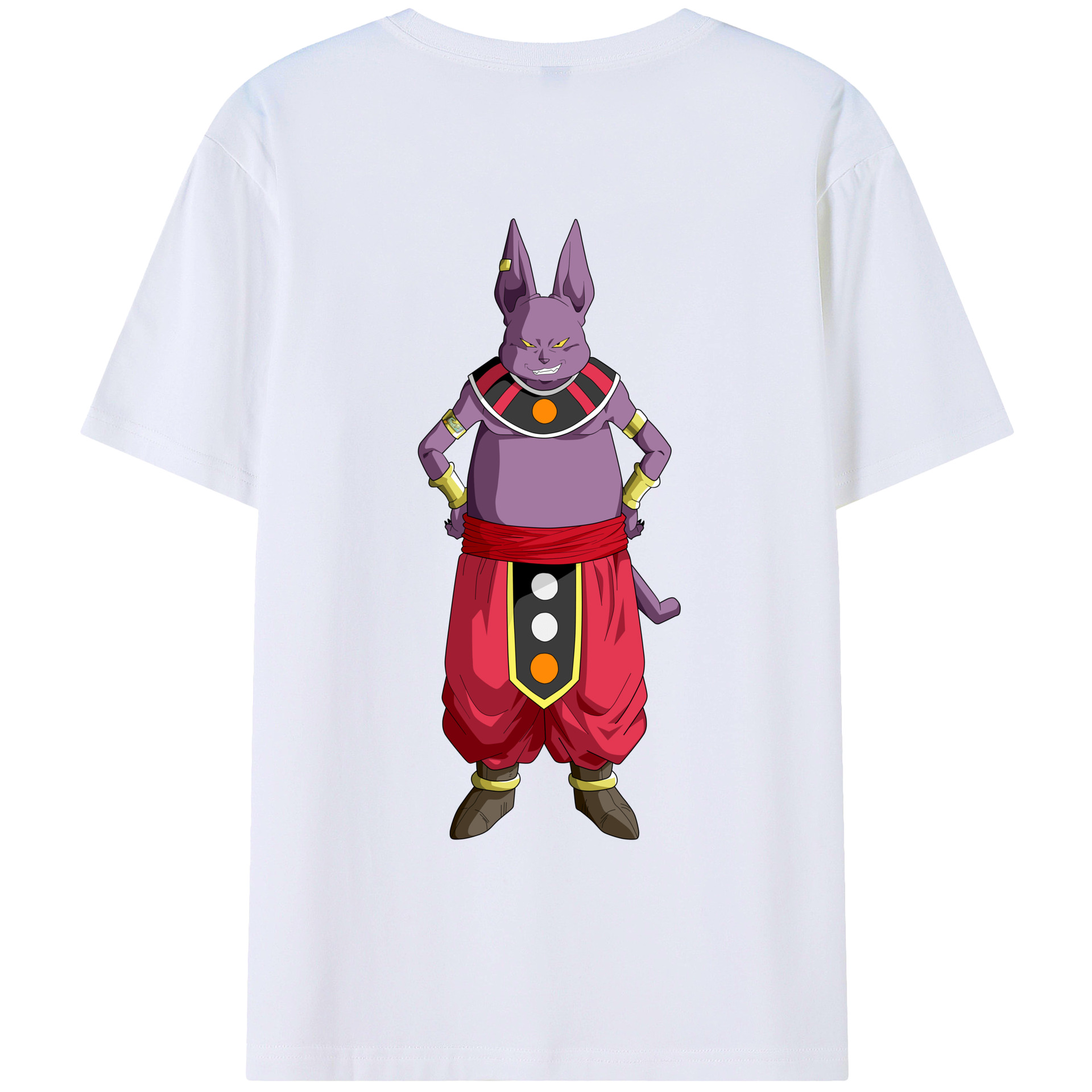 （画像用） ドラゴンボール シャンパ DRAGON BALL Champa レディース半袖Tシャツ(バックプリント)