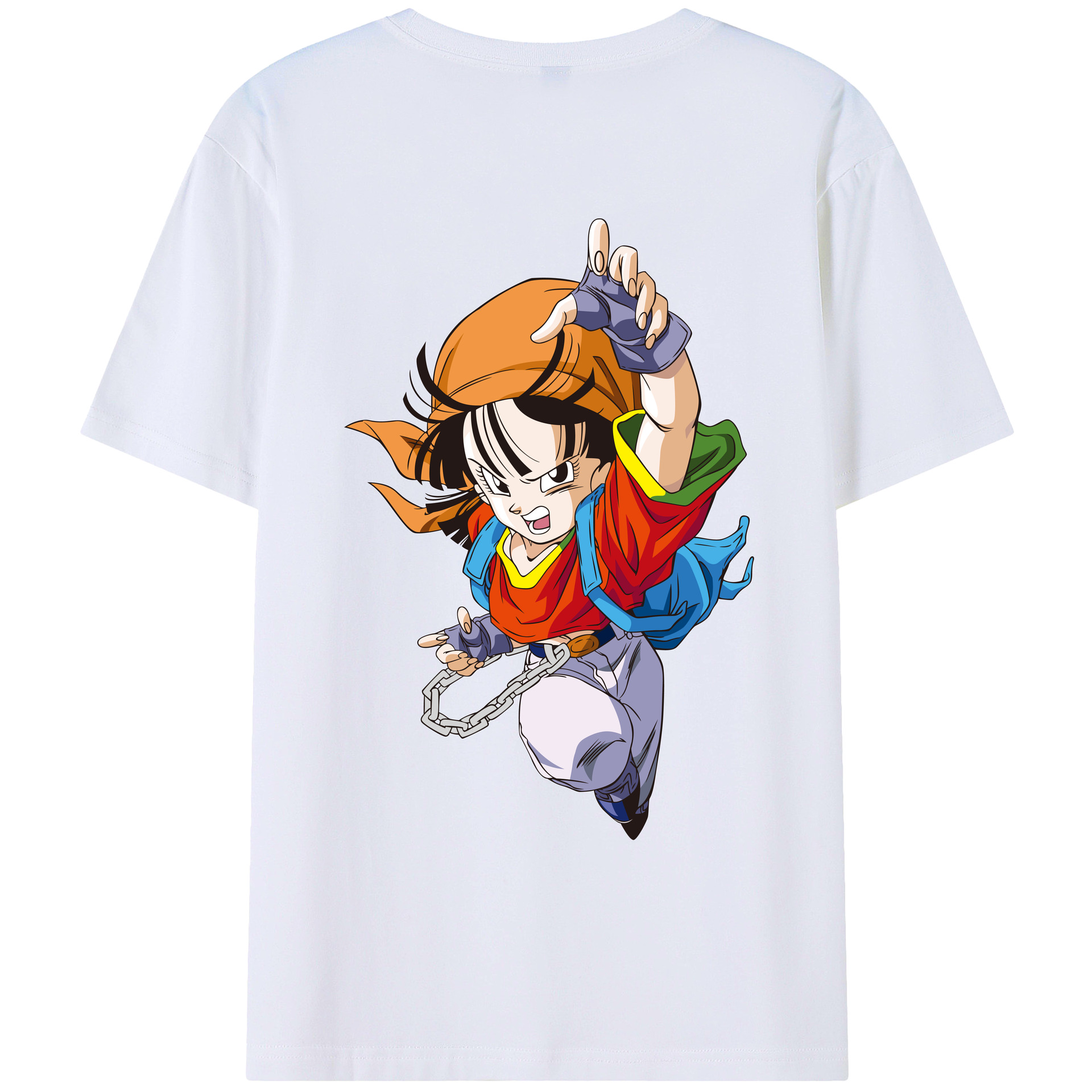（画像用） ドラゴンボール パン DRAGON BALL Pan レディース半袖Tシャツ(バックプリント)