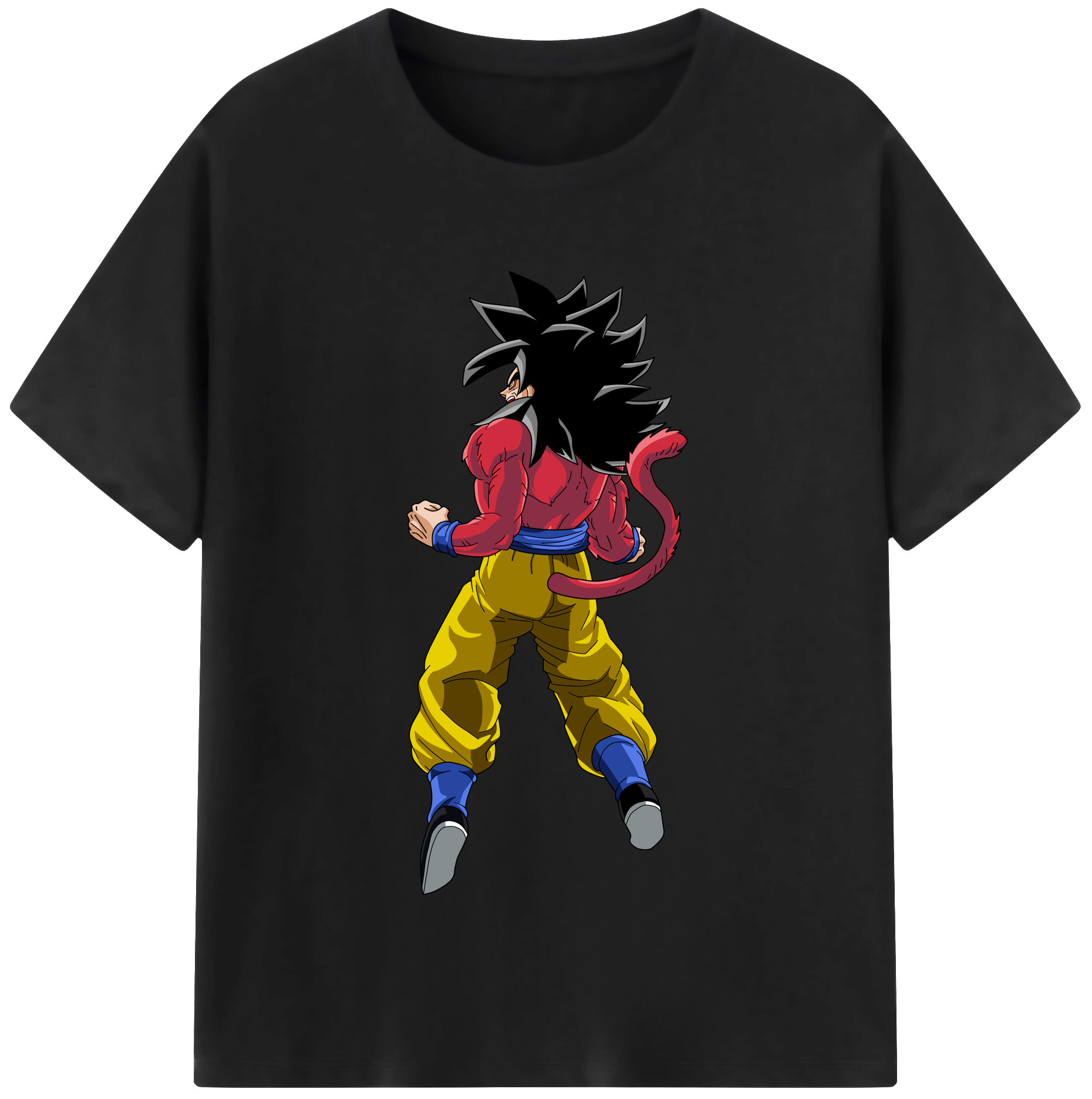 （画像用） ドラゴンボール 孫悟空（そん ごくう）Son Goku カカロット DRAGON BALL Kakarotto レディースカジュアルプリントTシャツ（綿100％）