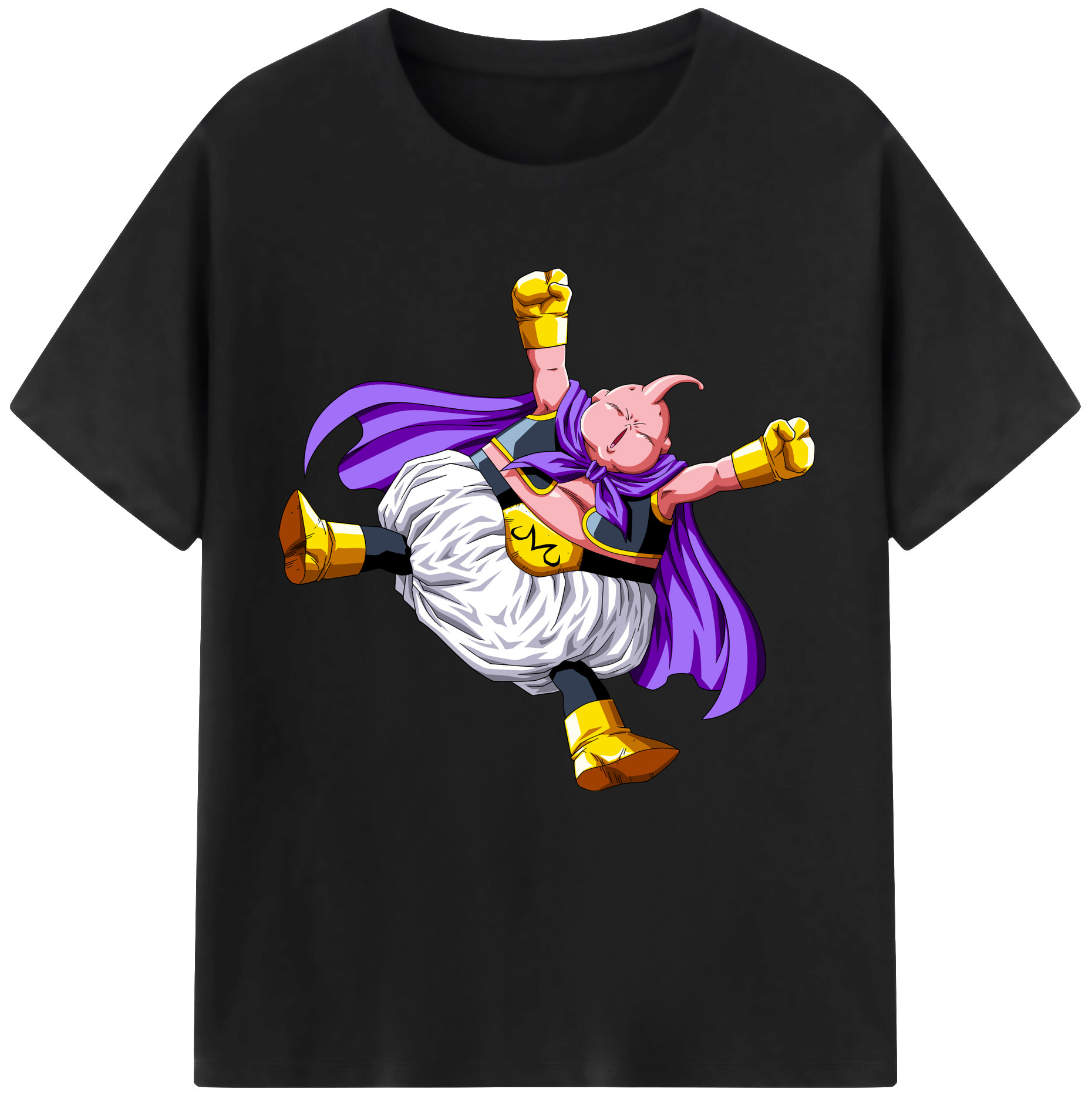 （画像用） ドラゴンボール 魔人ブウ DRAGON BALL Majin Buu レディースカジュアルプリントTシャツ（綿100％）