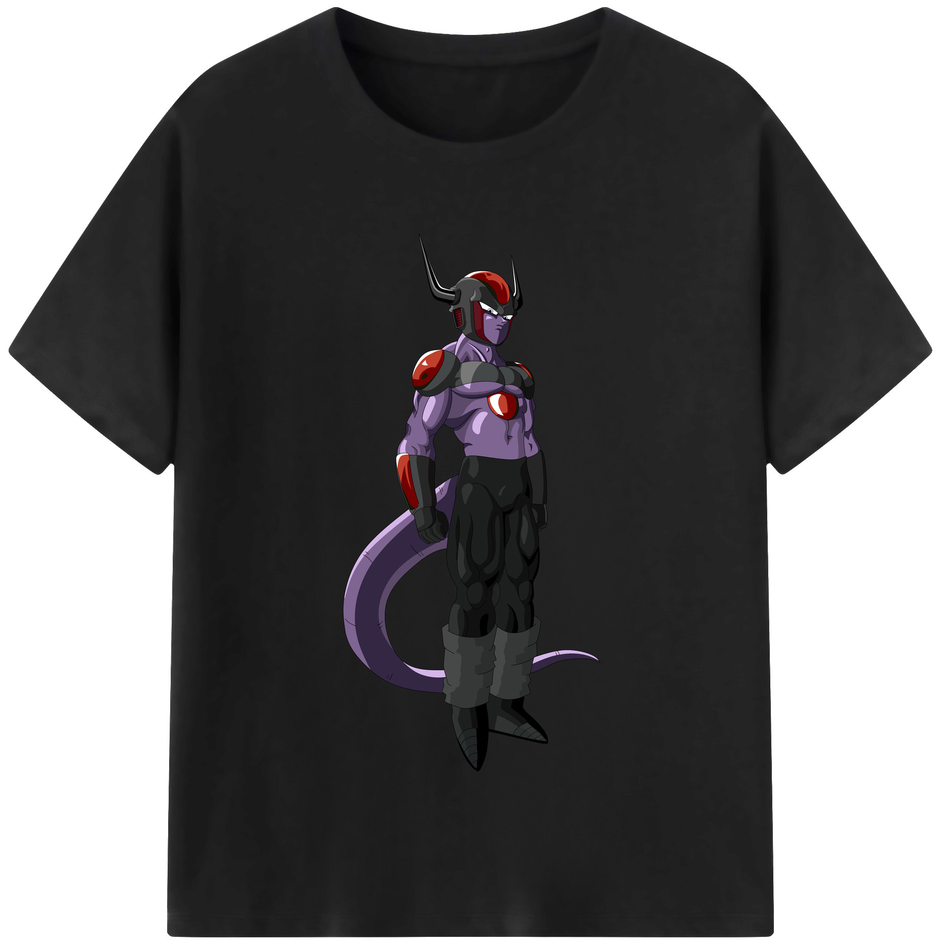 （画像用） ドラゴンボール フリーザ DRAGON BALL Frieza レディースカジュアルプリントTシャツ（綿100％）