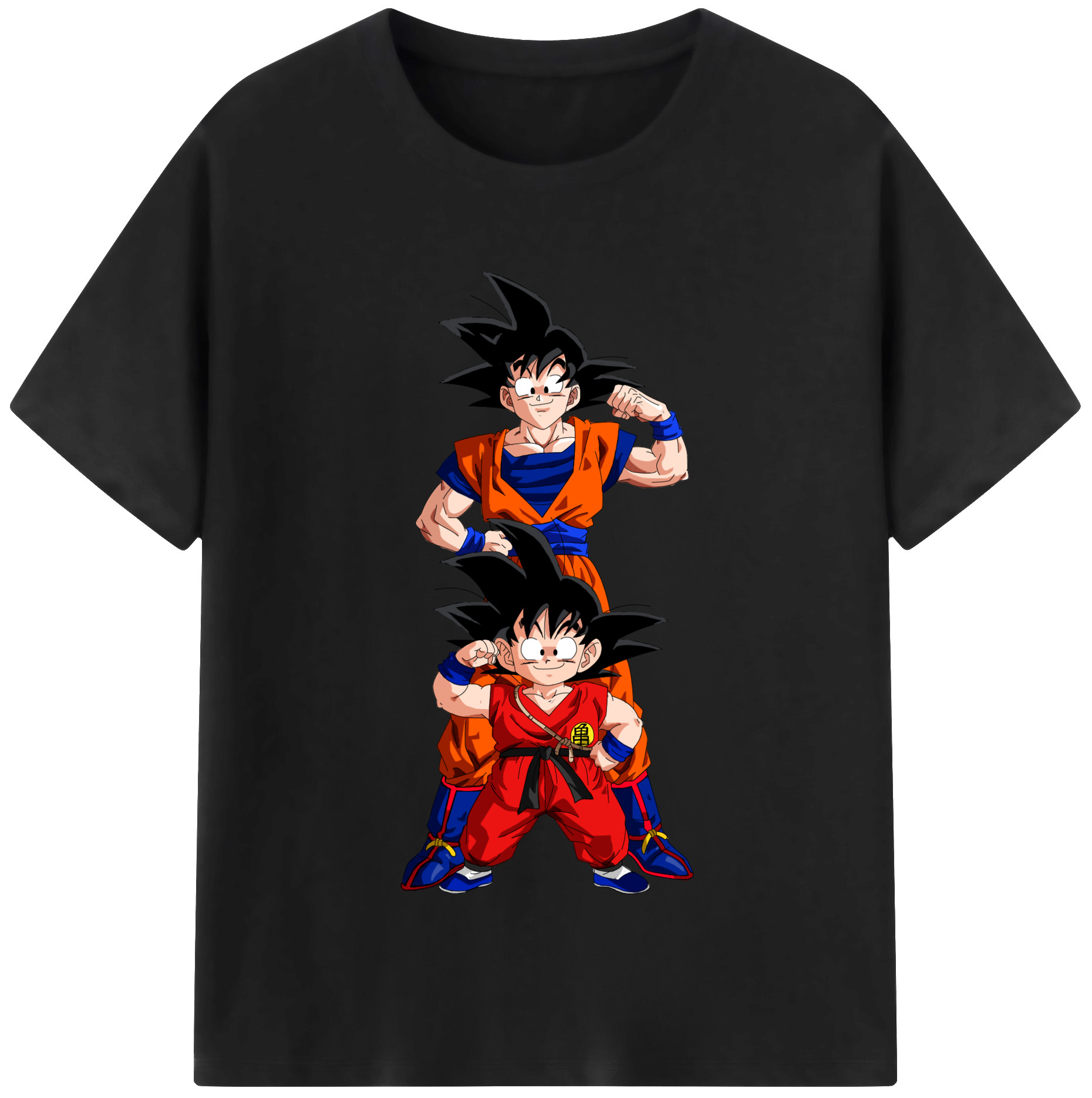 （画像用） ドラゴンボール 孫悟空（そん ごくう）Son Goku カカロット DRAGON BALL Kakarotto レディースカジュアルプリントTシャツ（綿100％）