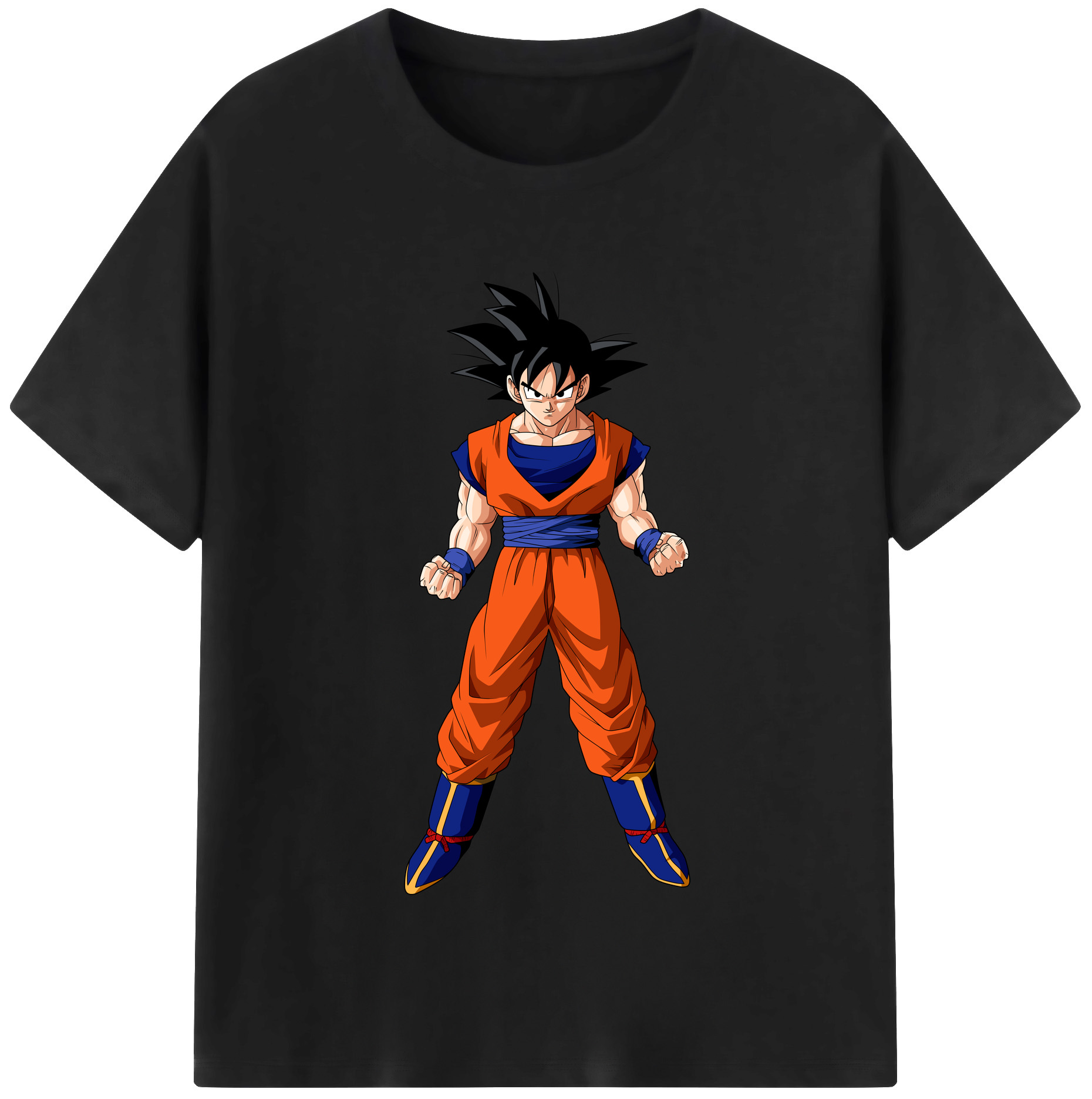 （画像用） ドラゴンボール 孫悟空（そん ごくう）Son Goku カカロット DRAGON BALL Kakarotto レディースカジュアルプリントTシャツ（綿100％）