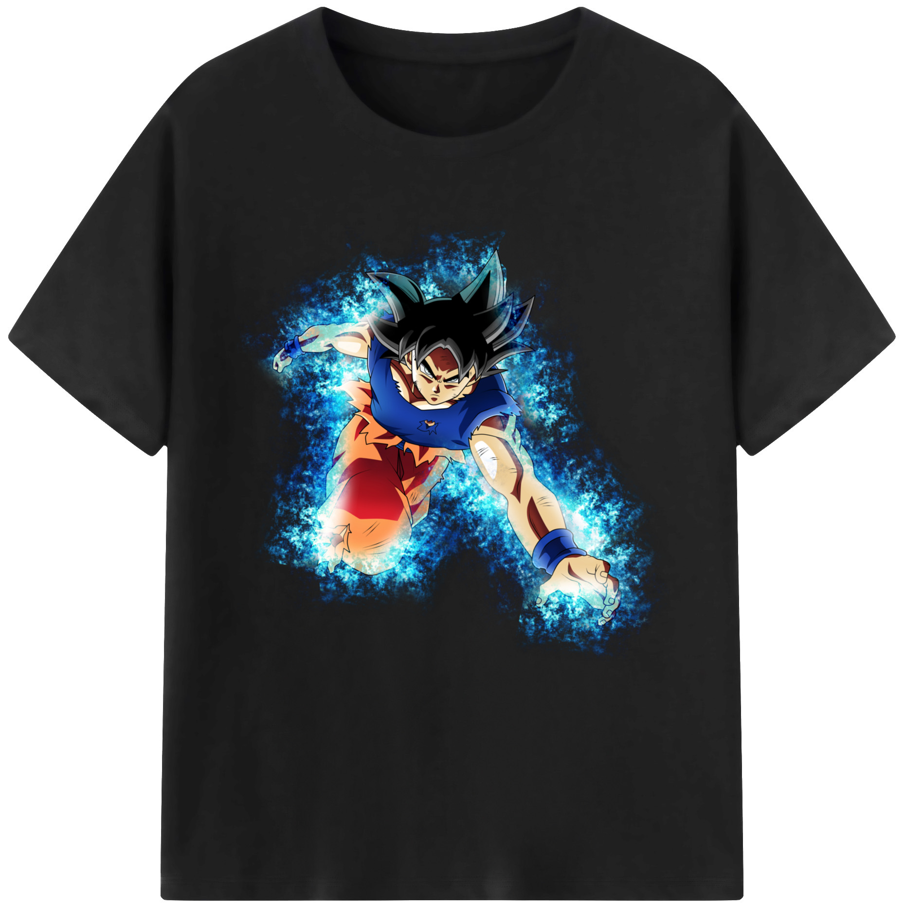 （画像用） ドラゴンボール 孫悟空（そん ごくう）Son Goku カカロット DRAGON BALL Kakarotto レディースカジュアルプリントTシャツ（綿100％）