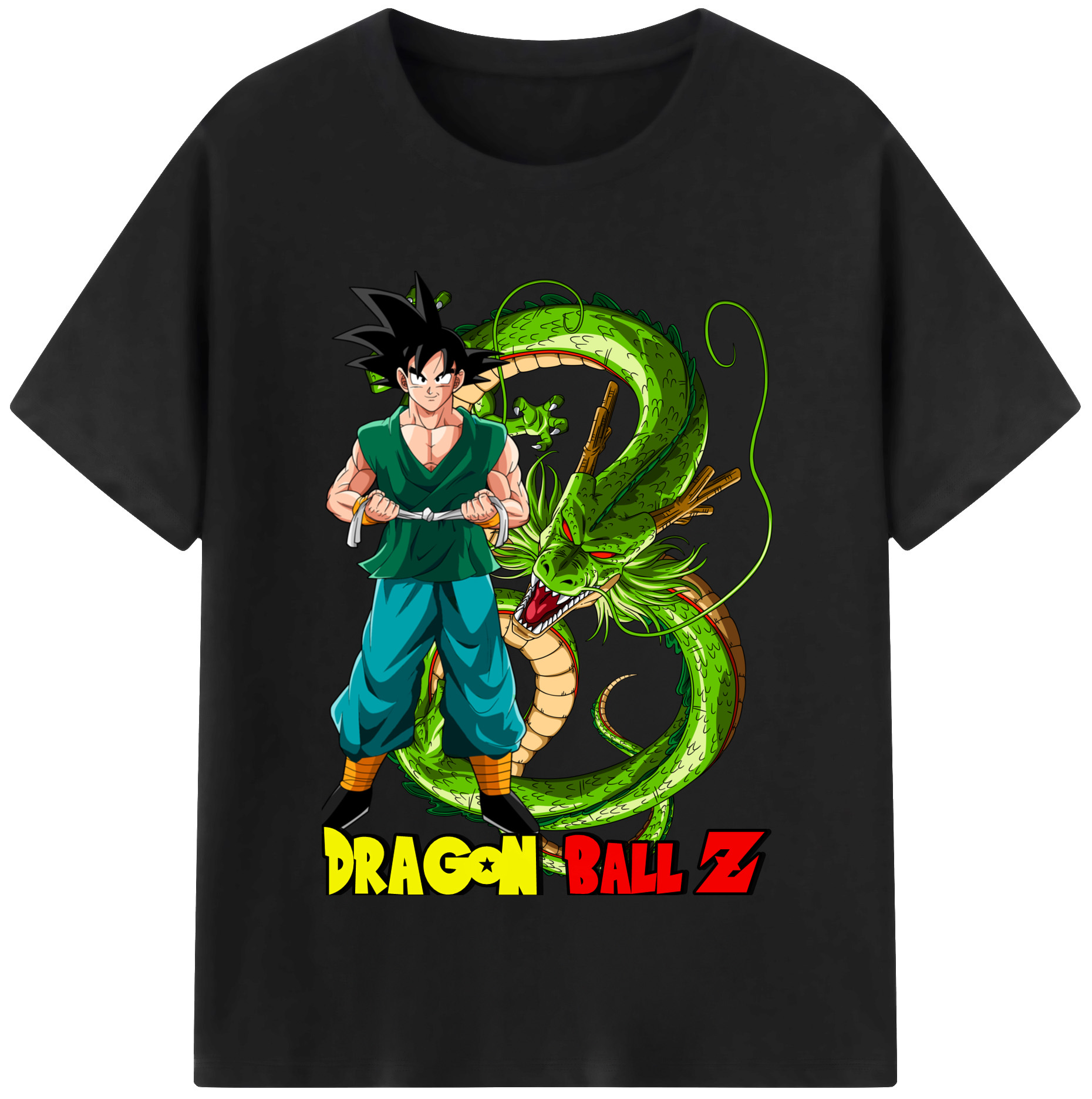 （画像用） ドラゴンボール 孫悟空（そん ごくう）Son Goku カカロット DRAGON BALL Kakarotto レディースカジュアルプリントTシャツ（綿100％）