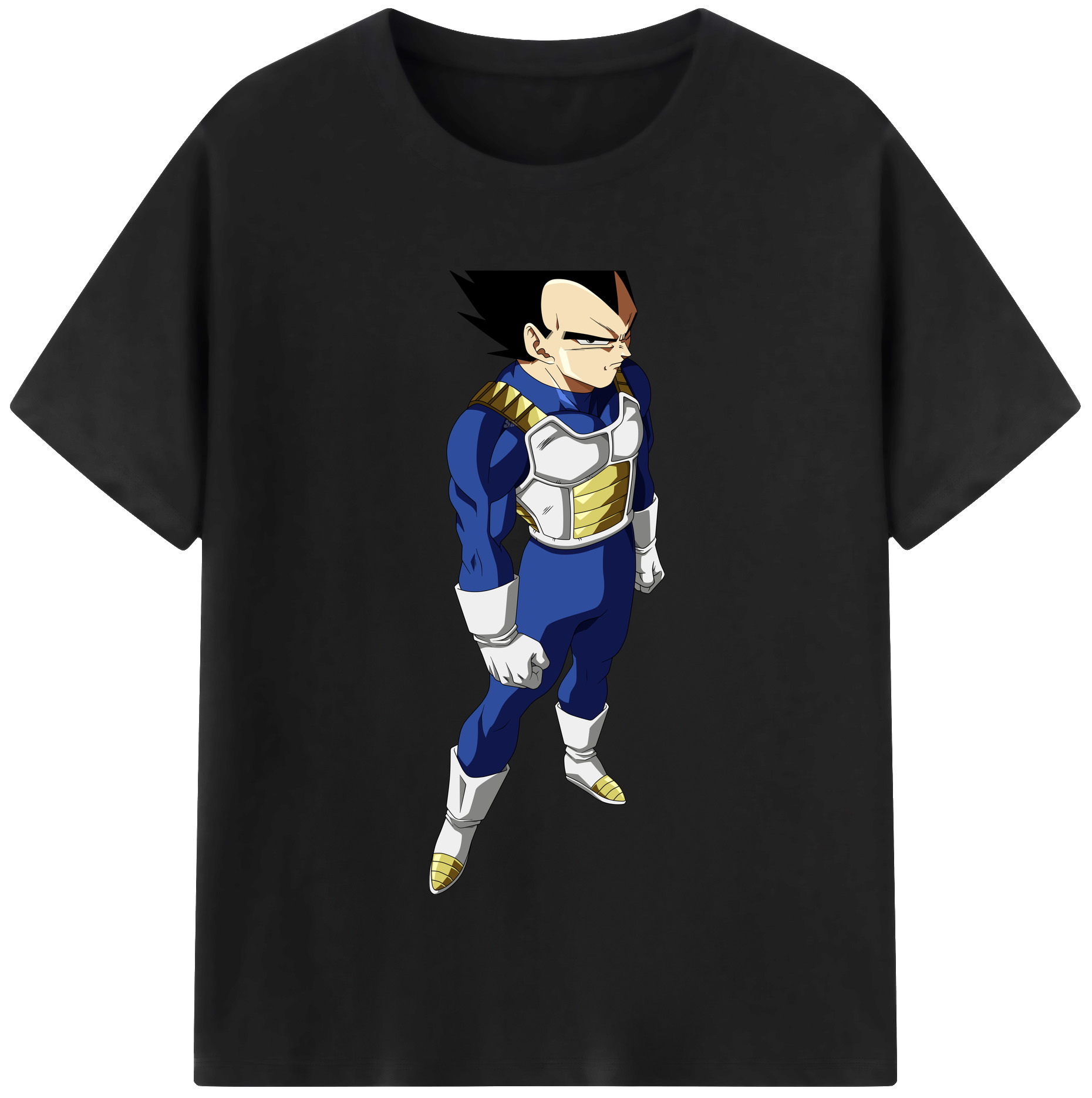（画像用） ドラゴンボール ベジータ四世（Bejīta Yonsei）DRAGON BALL Vegeta IV レディースカジュアルプリントTシャツ（綿100％）