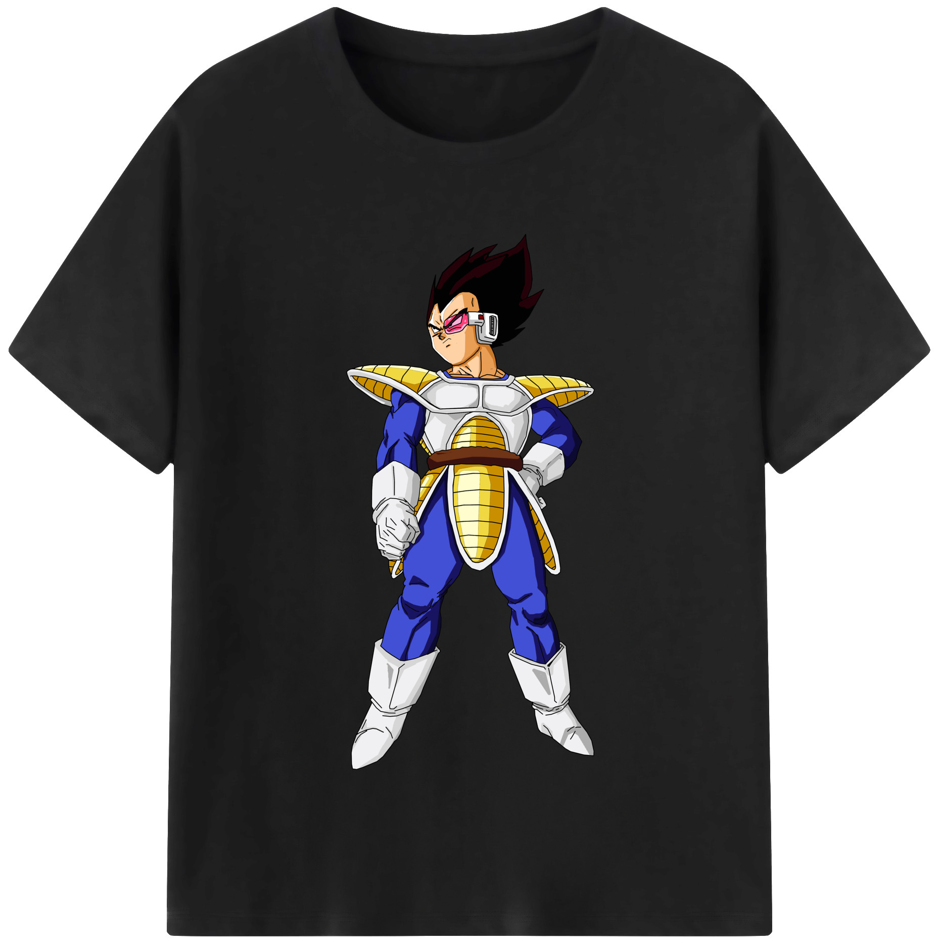 （画像用） ドラゴンボール ベジータ四世（Bejīta Yonsei）DRAGON BALL Vegeta IV レディースカジュアルプリントTシャツ（綿100％）