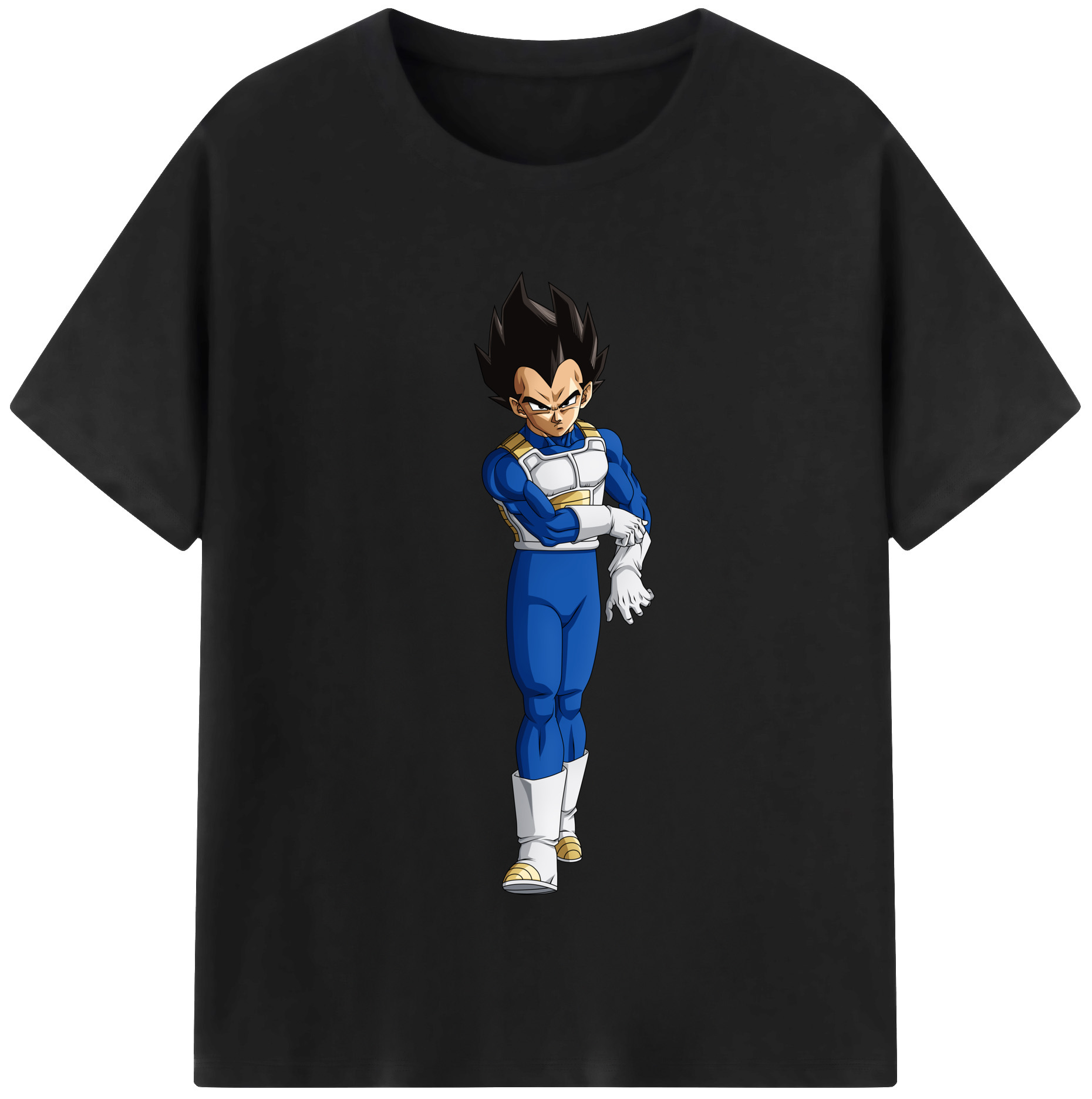 （画像用） ドラゴンボール ベジータ四世（Bejīta Yonsei）DRAGON BALL Vegeta IV レディースカジュアルプリントTシャツ（綿100％）