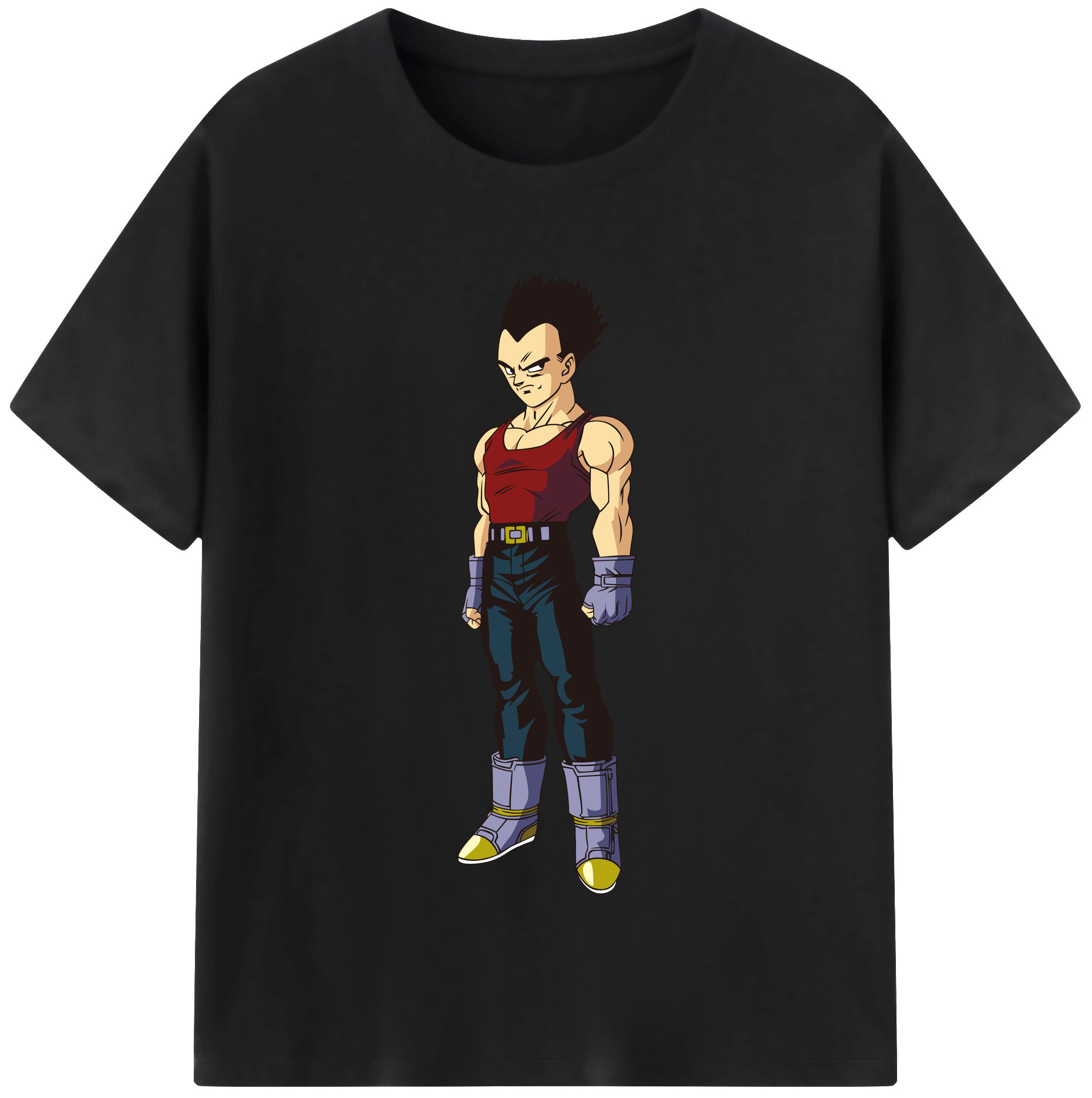 （画像用） ドラゴンボール ベジータ四世（Bejīta Yonsei）DRAGON BALL Vegeta IV レディースカジュアルプリントTシャツ（綿100％）