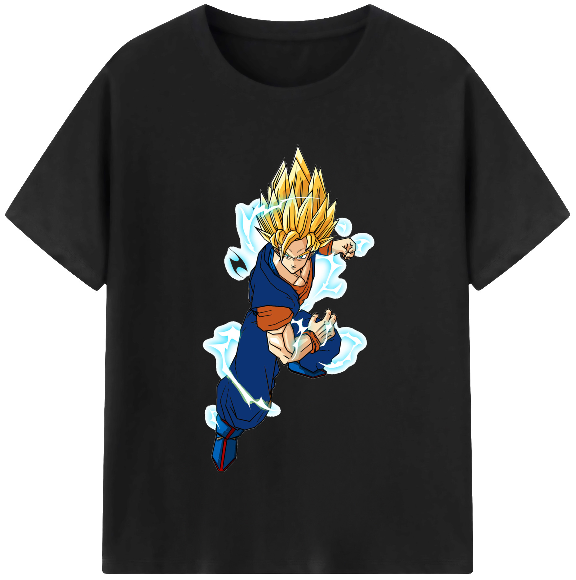（画像用） ドラゴンボール 孫 悟飯（そんごはん）DRAGON BALL Son Gohan レディースカジュアルプリントTシャツ（綿100％）