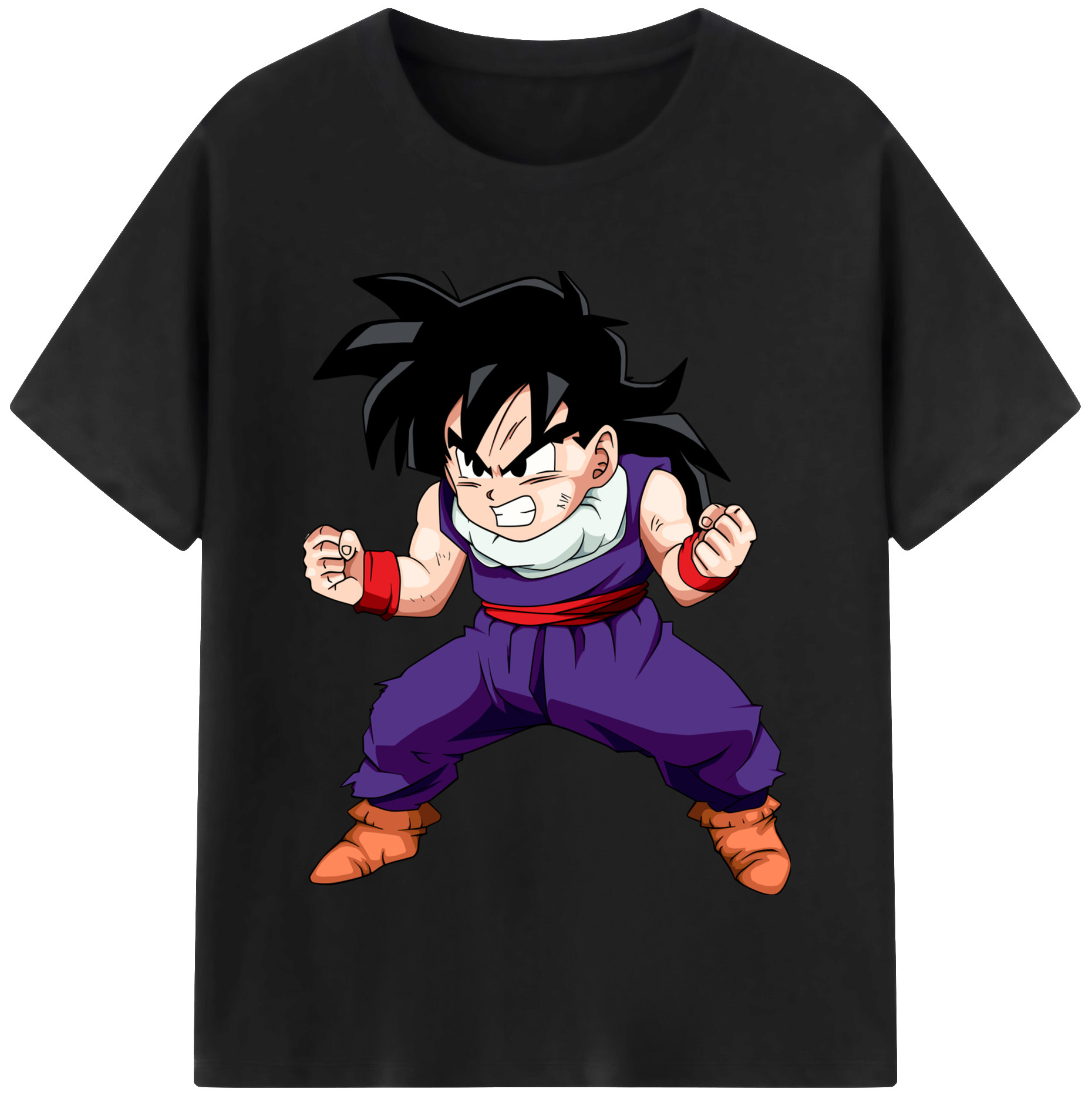（画像用） ドラゴンボール 孫 悟飯（そんごはん）DRAGON BALL Son Gohan レディースカジュアルプリントTシャツ（綿100％）