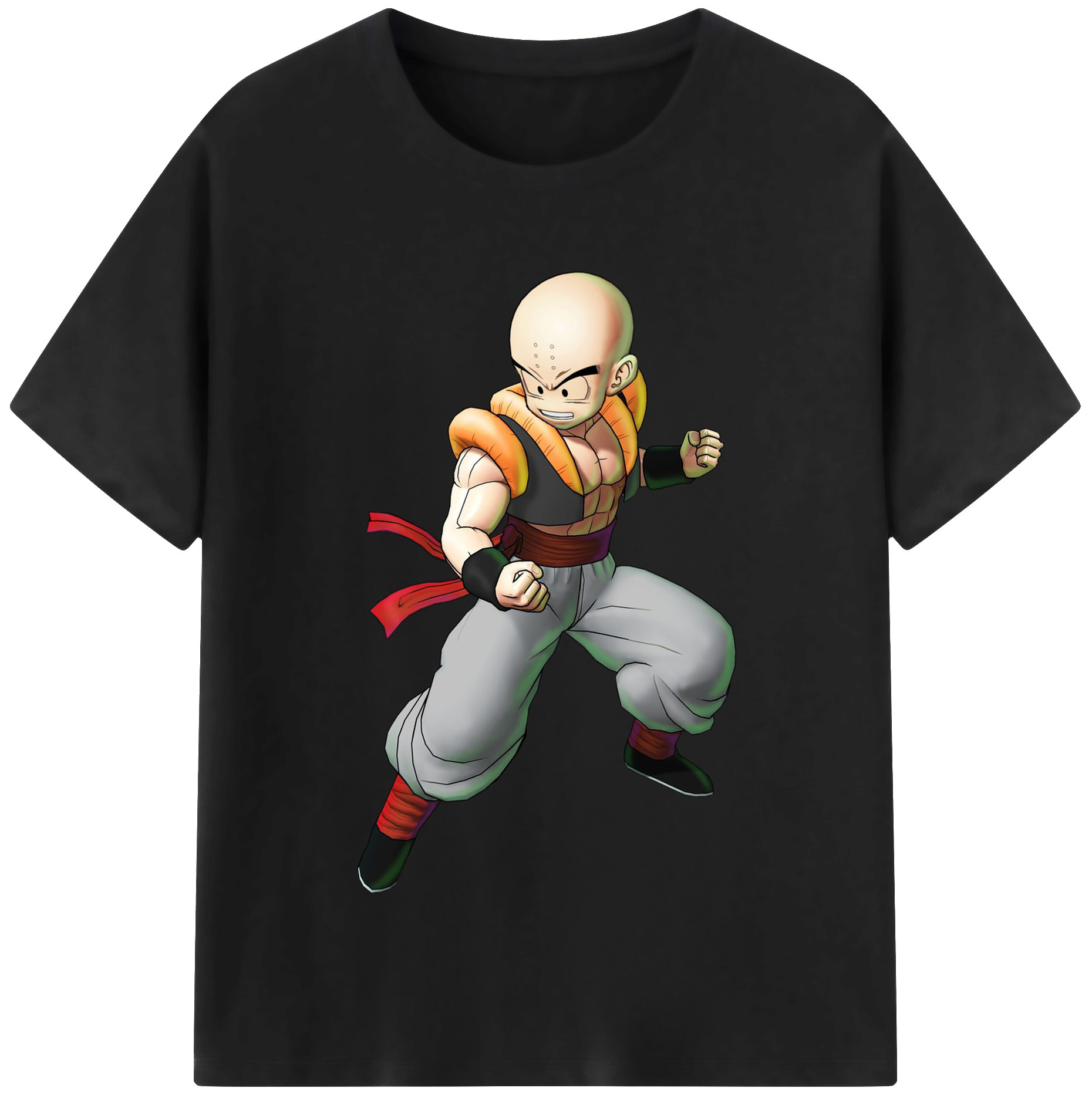 （画像用） ドラゴンボール クリリン DRAGON BALL krillin レディースカジュアルプリントTシャツ（綿100％）